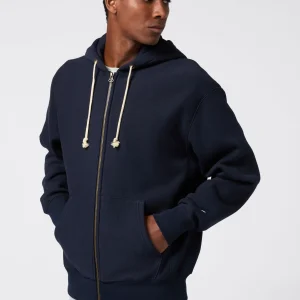 Reverse Weave Men's Fleece Zip Up Hoodie
