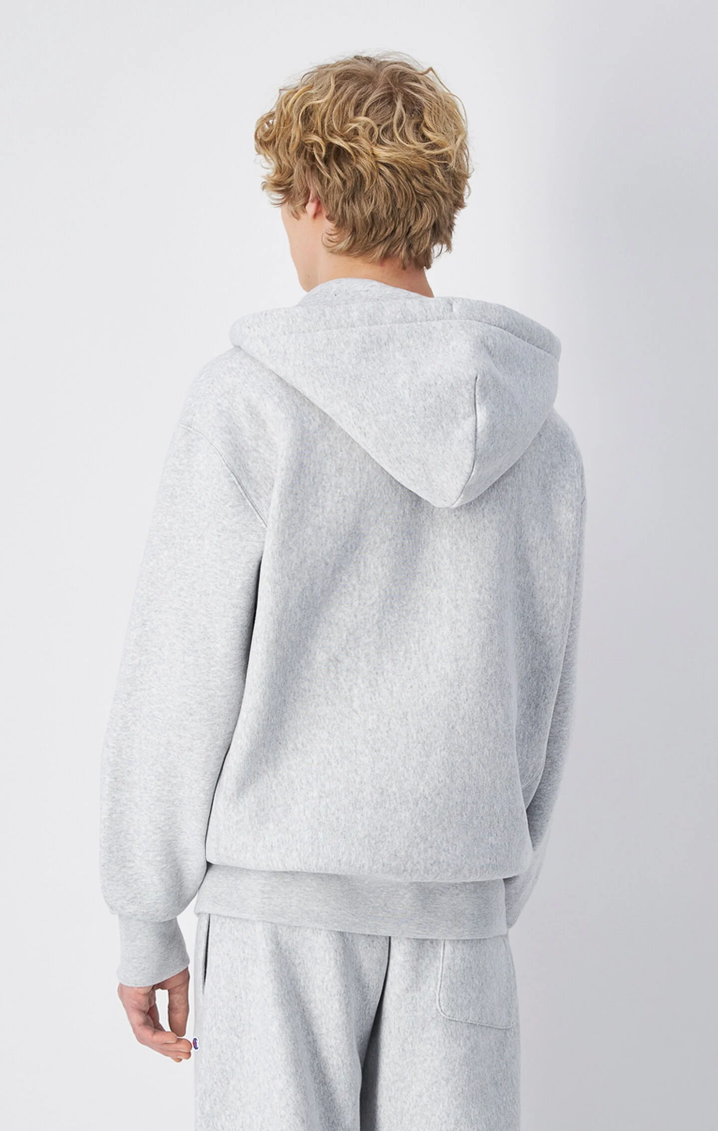 Reverse Weave Men's Fleece Zip Up Hoodie - Imagen 3