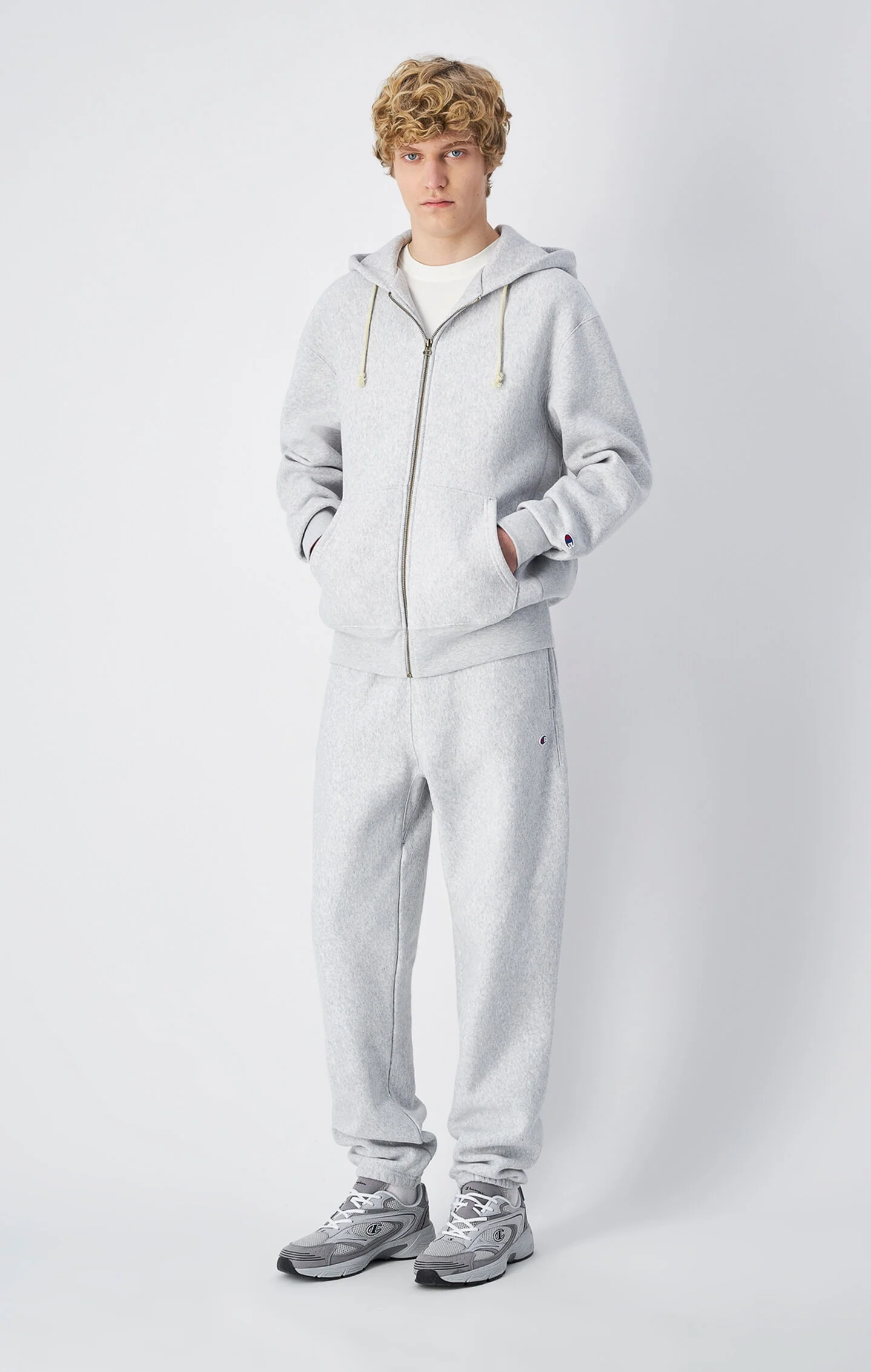 Reverse Weave Men's Fleece Zip Up Hoodie - Imagen 4