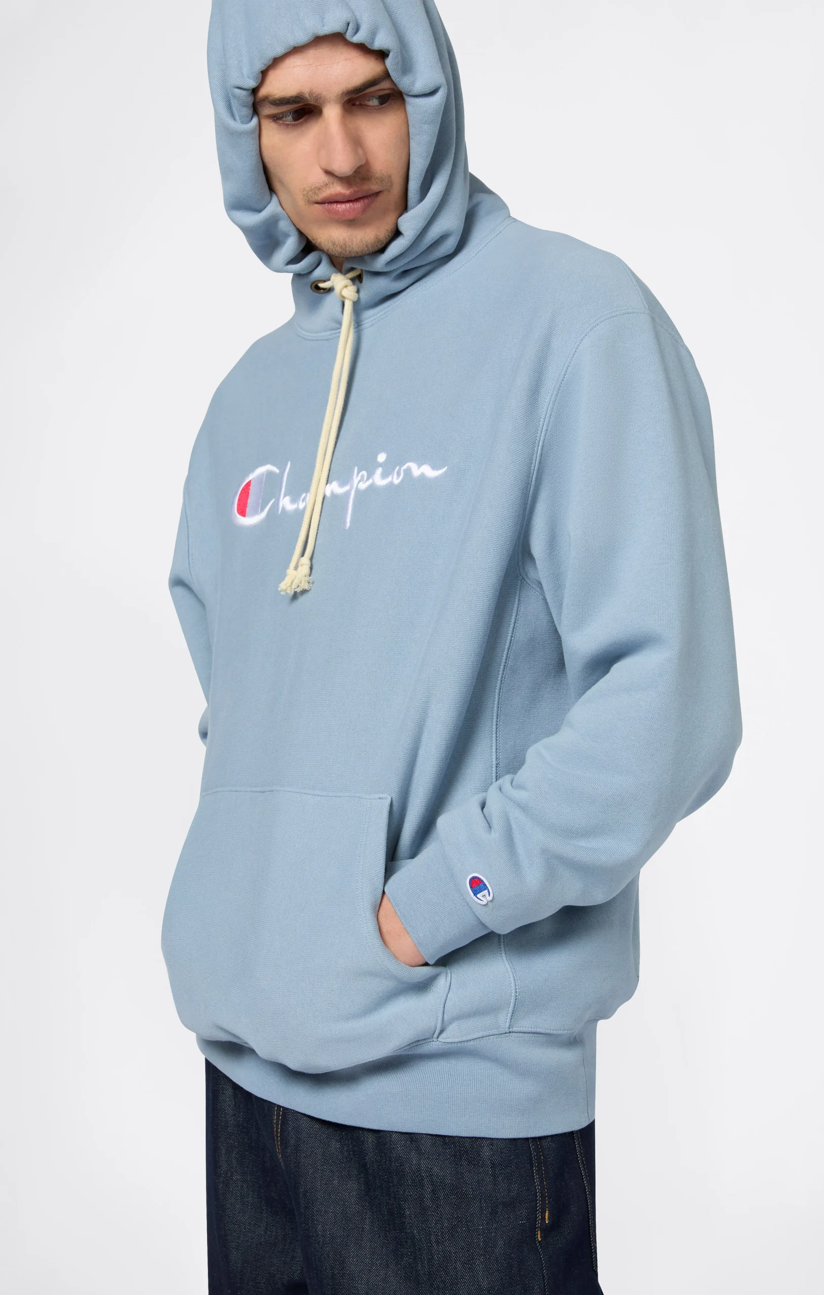 Reverse Weave Men's Loose Fit Hoodie - Imagen 6