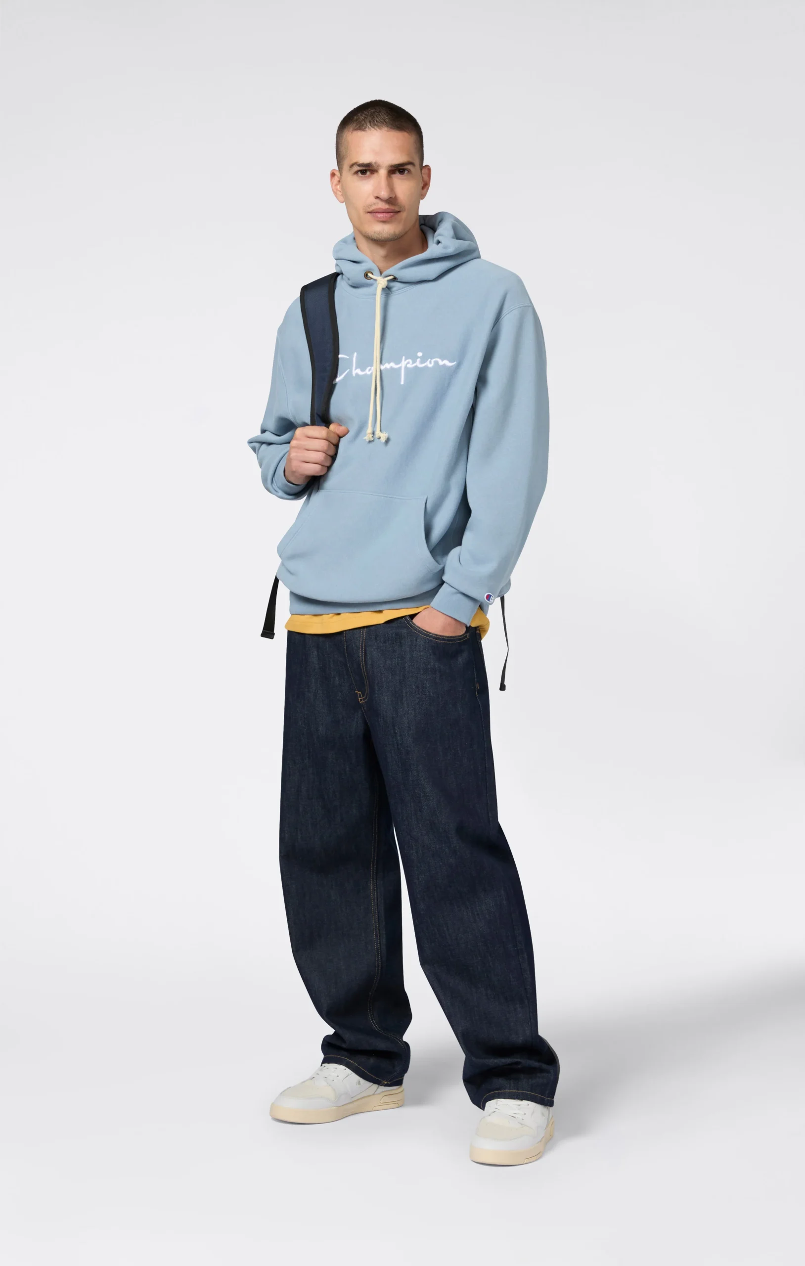 Reverse Weave Men's Loose Fit Hoodie - Imagen 5