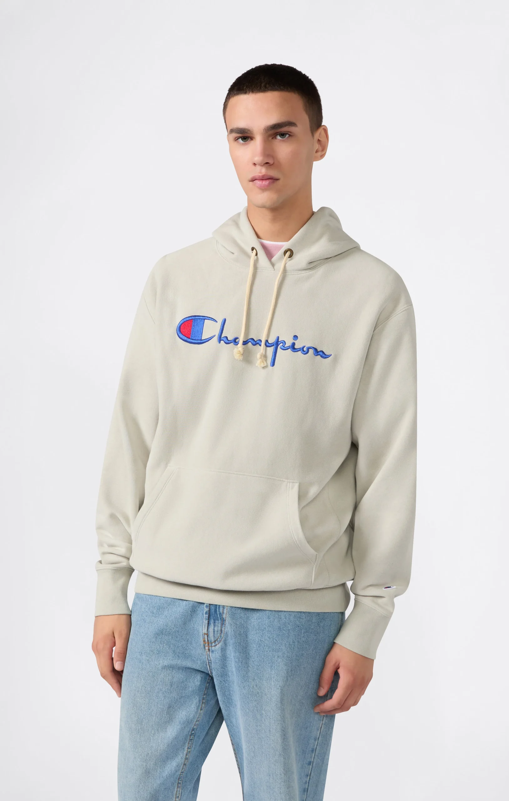 Reverse Weave Men’s Loose Fit Hoodie