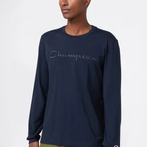 Men’s Crewneck Long Sleeve With Big Embroidery Logo T-Shirt Icons