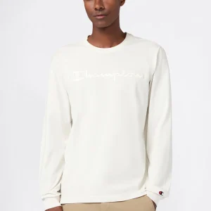 Men’s Crewneck Long Sleeve With Big Embroidery Logo T-Shirt Icons