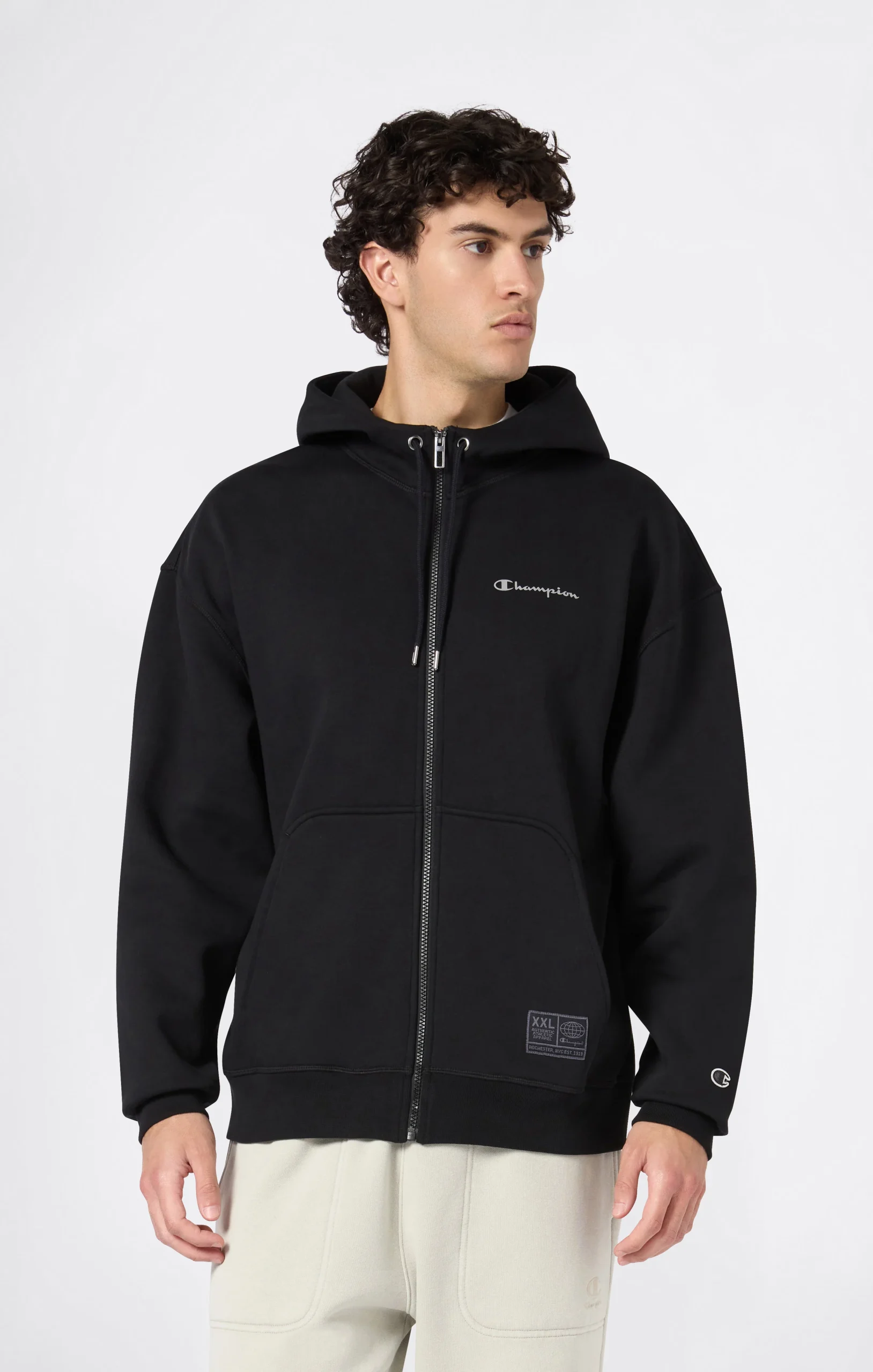 Men’s Fleece Full Zip Hoodie Urban Contemporary