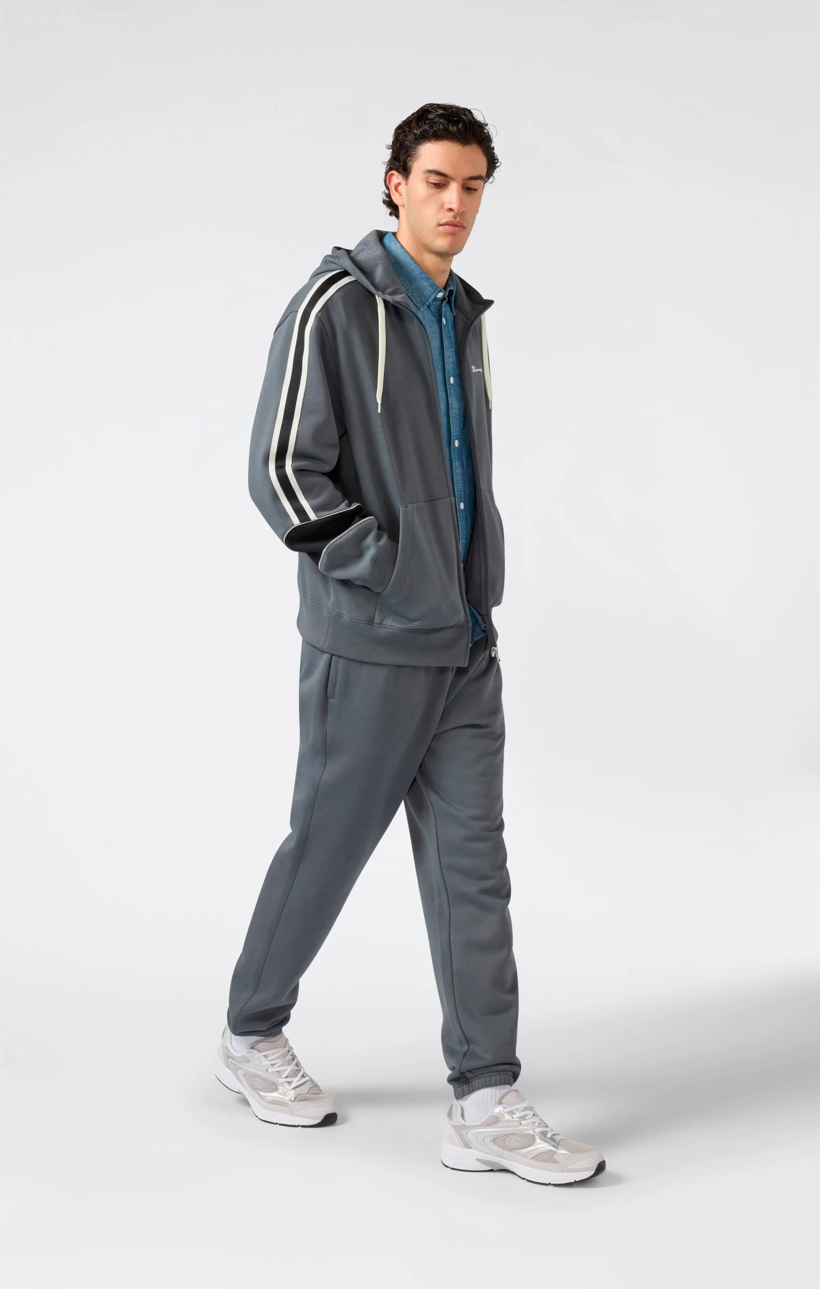 Men’s Fleece Hooded Full Zip Suit