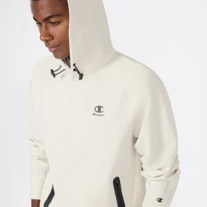 Men’s Stretch Poly-Cotton Hooded Sweatshirt  C-Tech