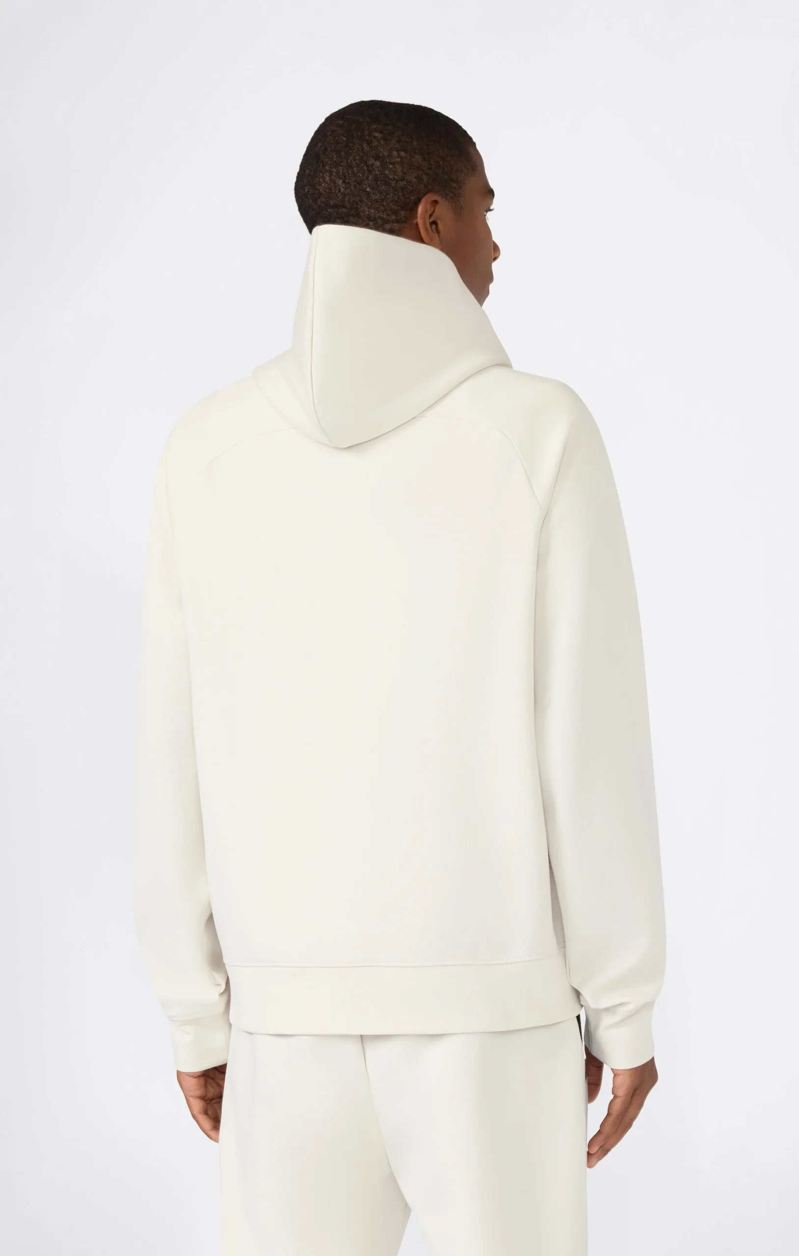 Men’s Stretch Poly-Cotton Hooded Sweatshirt C-Tech - Imagen 6