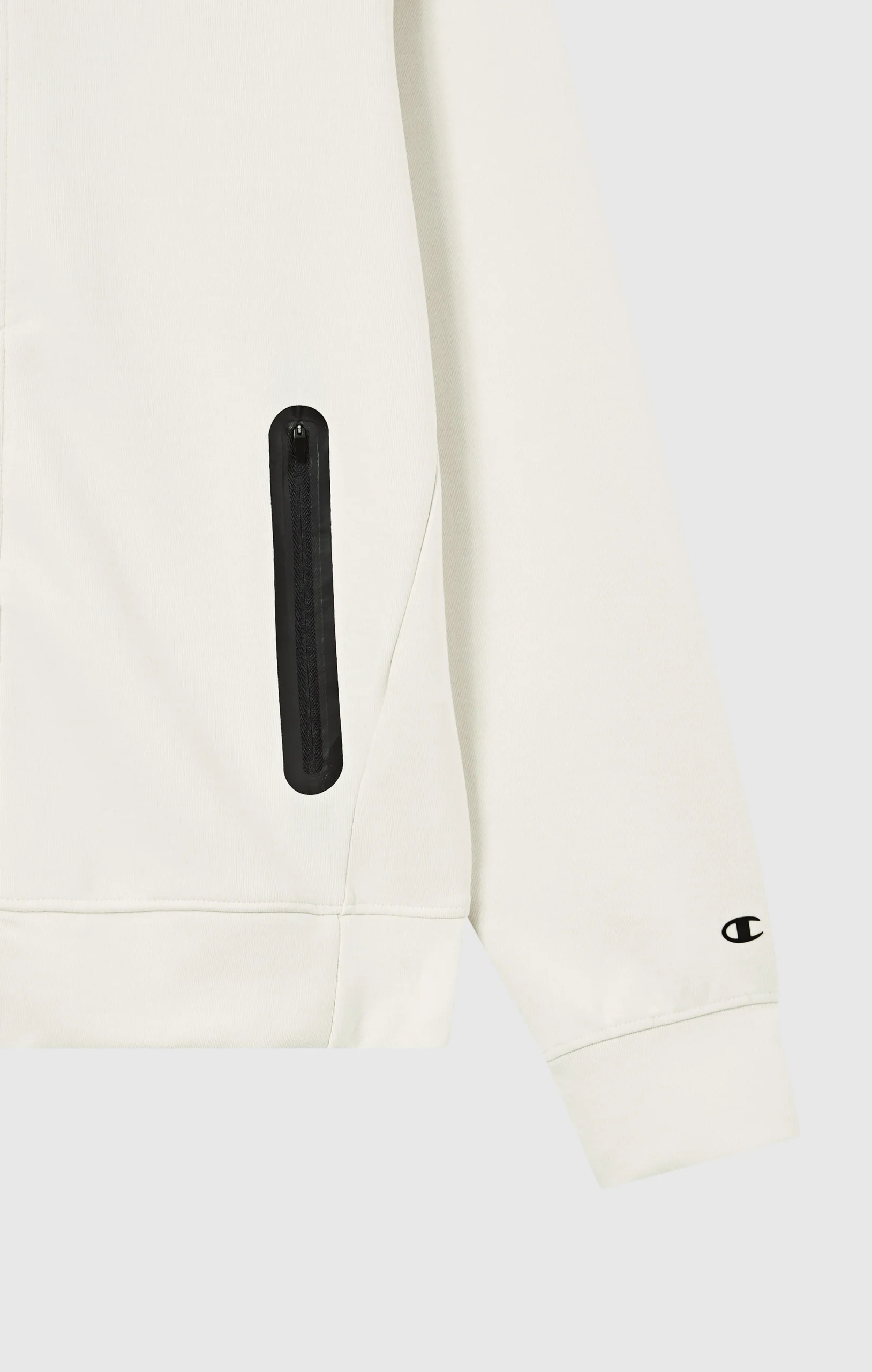 Men’s Stretch Poly-Cotton Full Zip Hooded Sweatshirt C-Tech - Imagen 8