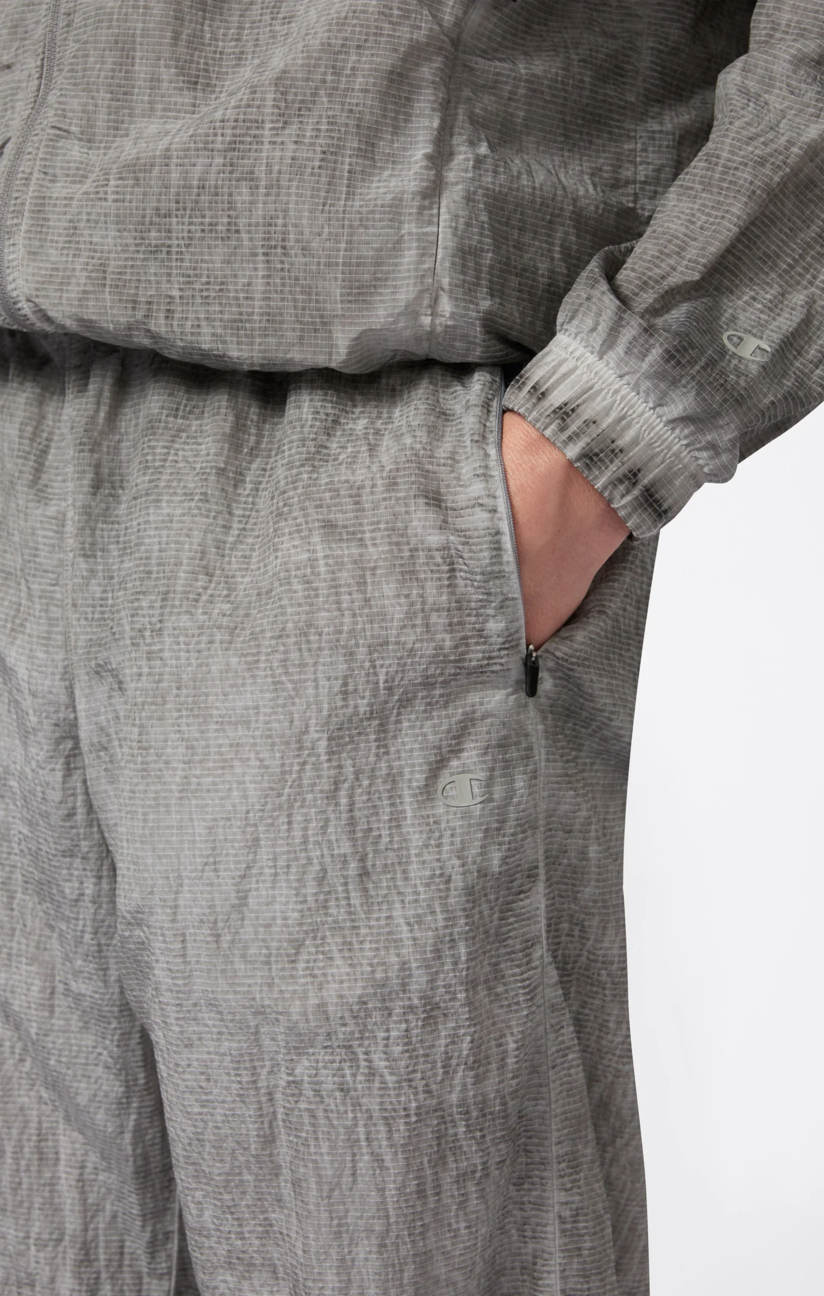 Men’s Washed Nylon Elastic Cuffs Pants - Imagen 5