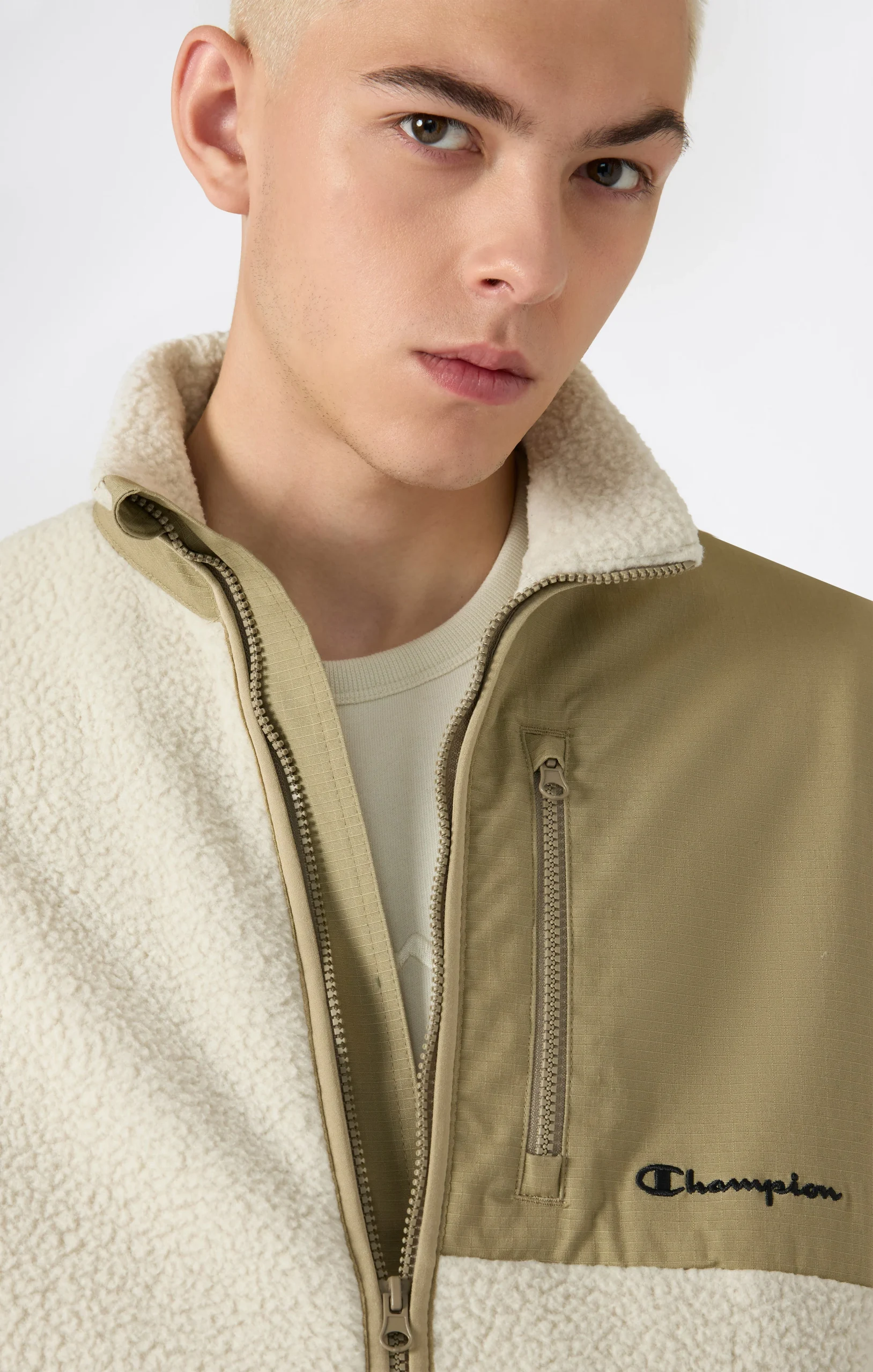 Men’s Full Zip Polar Teddy Jacket - Imagen 5