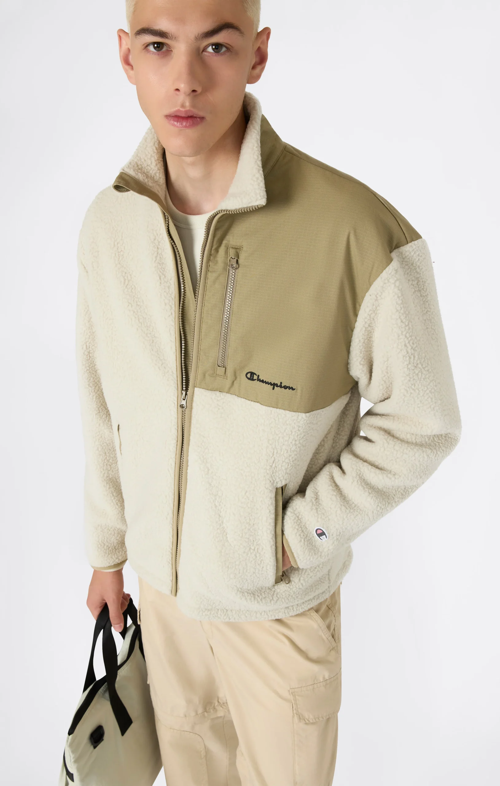 Men’s Full Zip Polar Teddy Jacket - Imagen 4