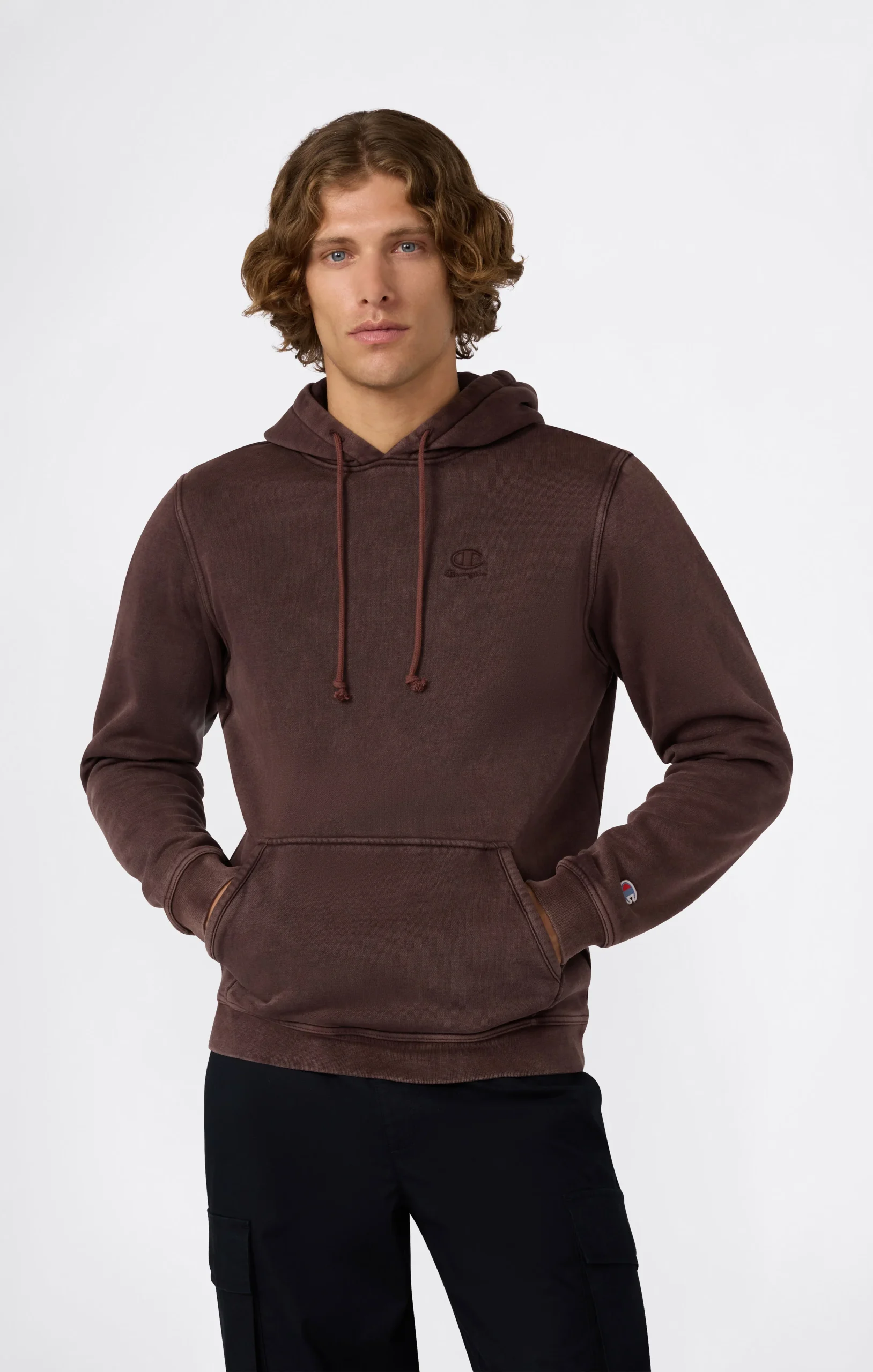 Men’s Washed Fleece Hoodie Icons