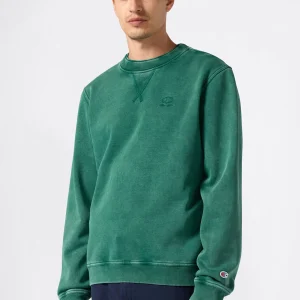 Men’s Washed Fleece Crewneck Sweatshirt Icons