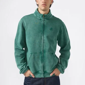 Men’s Washed Full Zip Fleece Sweatshirt Icons