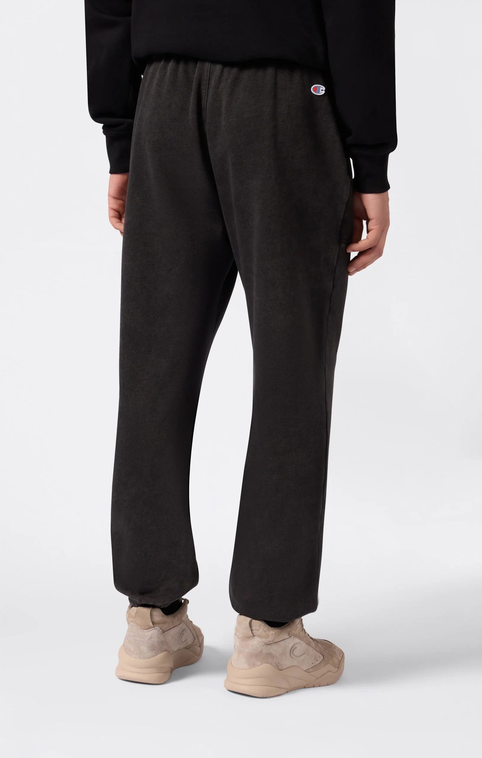 Men’s Washed Fleece Elastic Cuff Pants Icons - Imagen 4