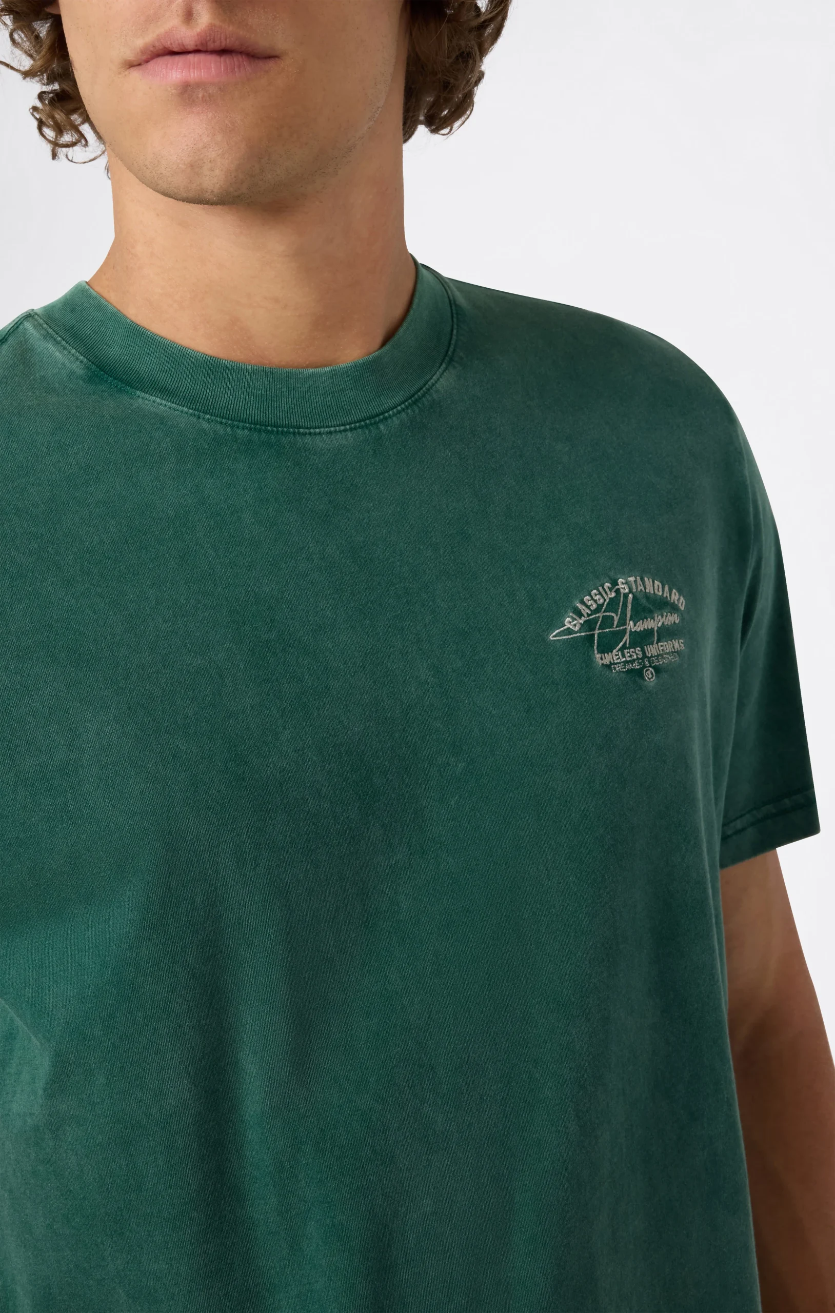 Men’s Washed Crewneck T-Shirt Icons - Imagen 4