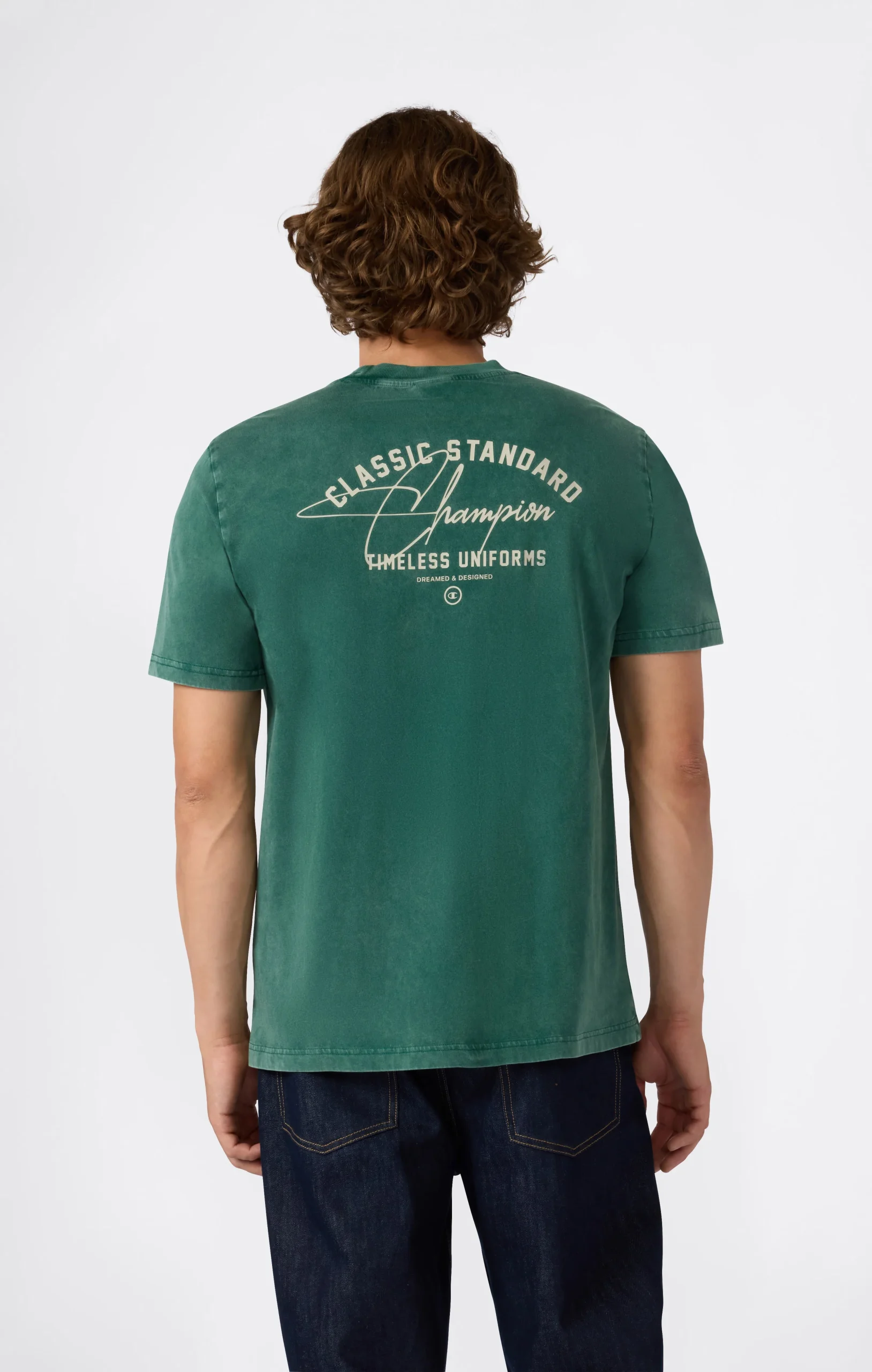 Men’s Washed Crewneck T-Shirt Icons - Imagen 5