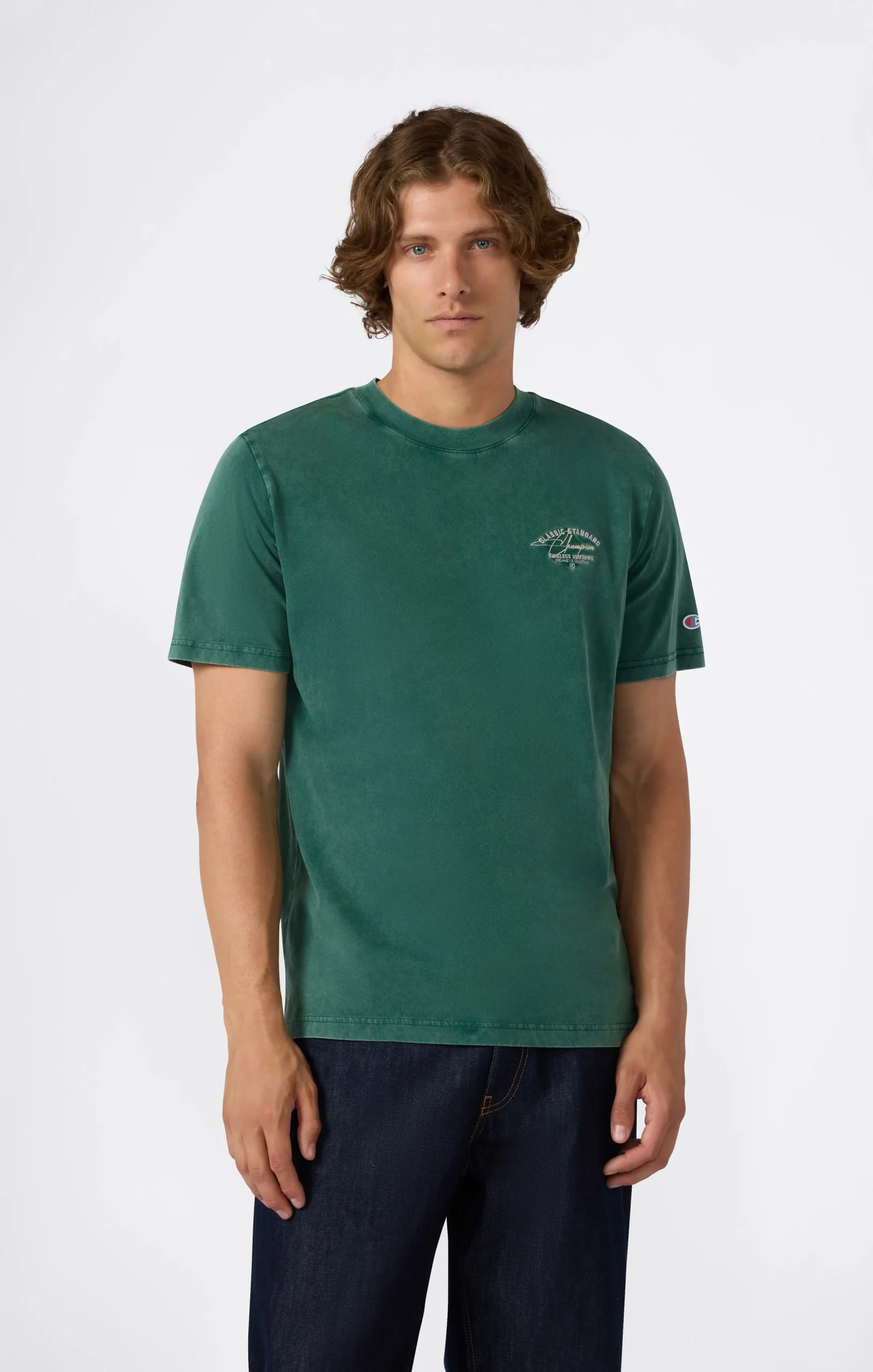 Men’s Washed Crewneck T-Shirt Icons - Imagen 3