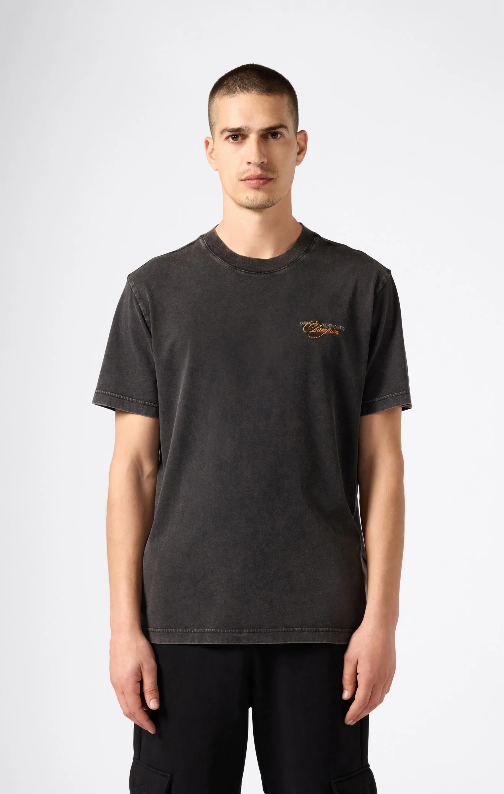 Men’s Washed Crewneck T-Shirt Icons