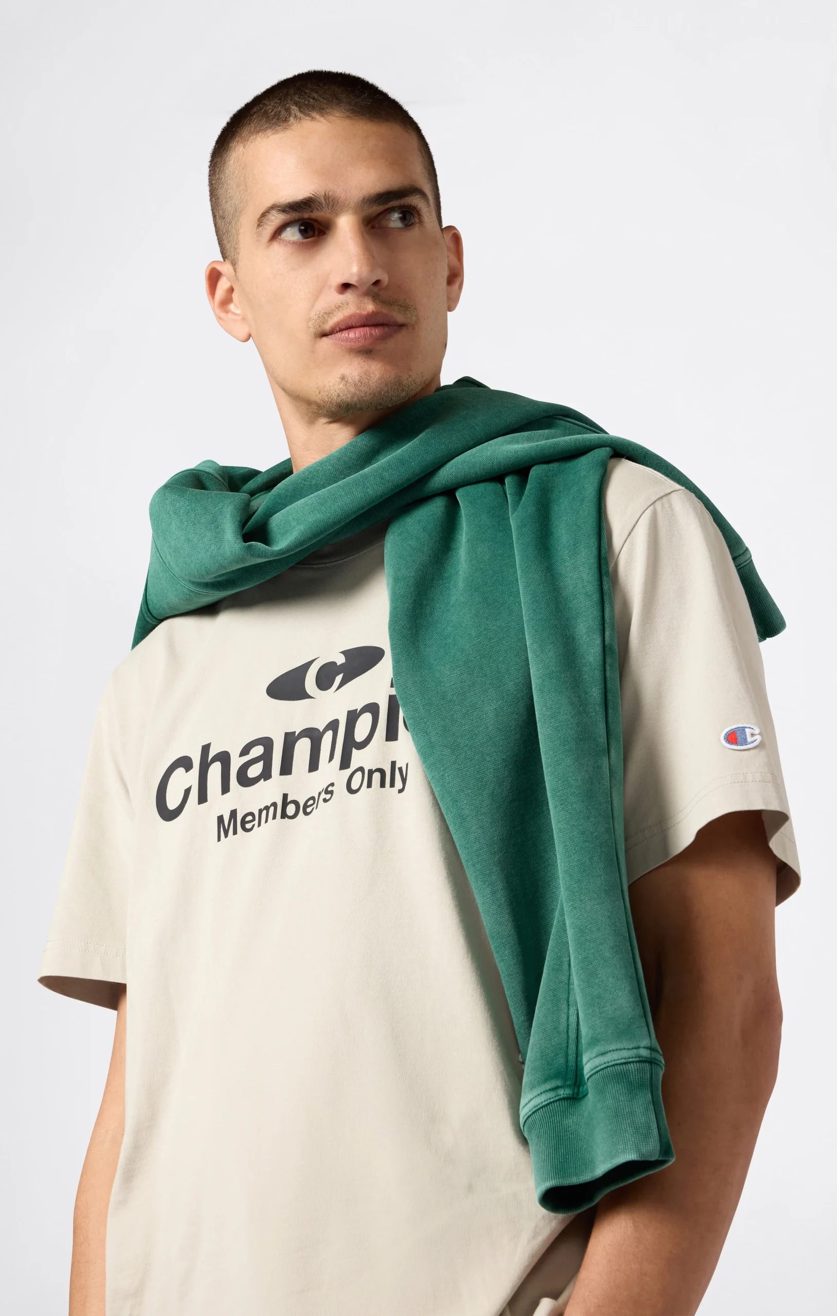 Men’s Washed Crewneck T-Shirt Icons - Imagen 4