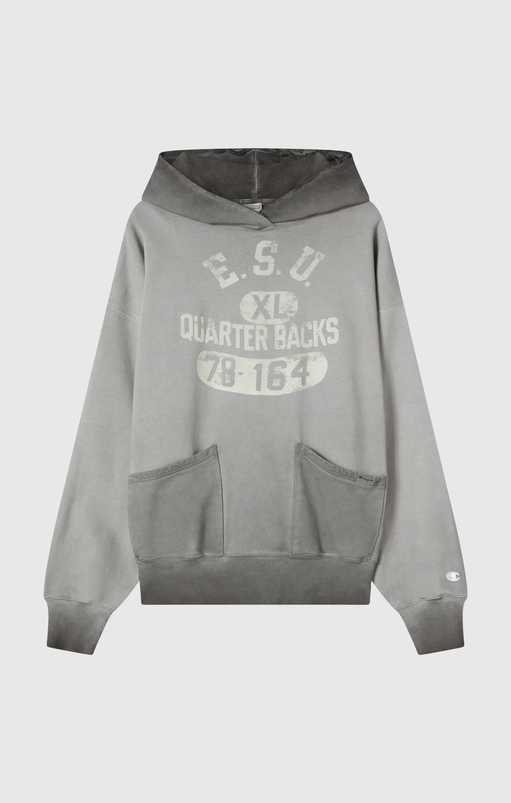 Men’s Washed Hooded Sweatshirt Loose Fit Time Capsule - Imagen 7