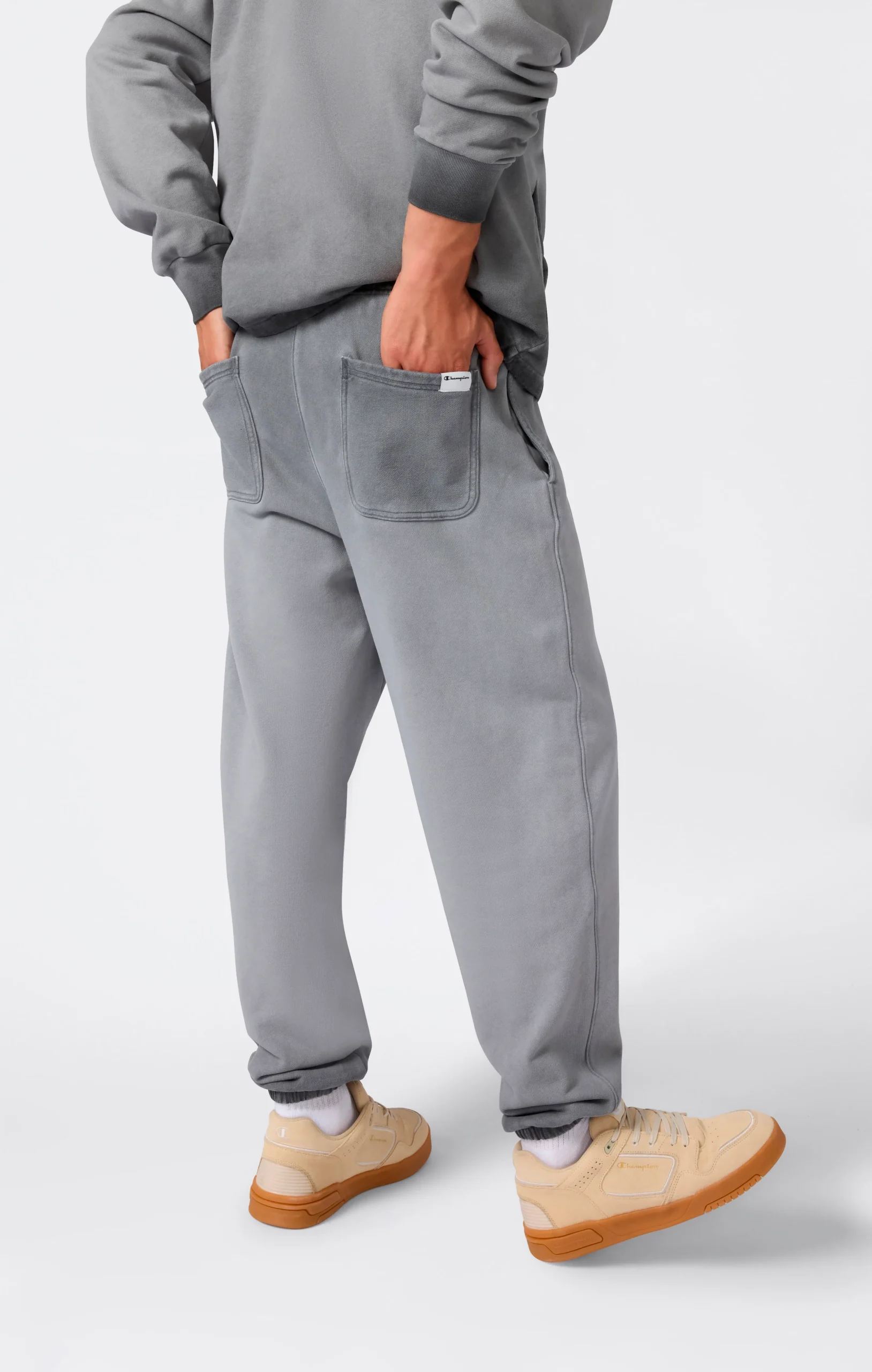 Men’s Washed Elastic Cuff Loose Fit Joggers Time Capsule - Imagen 6