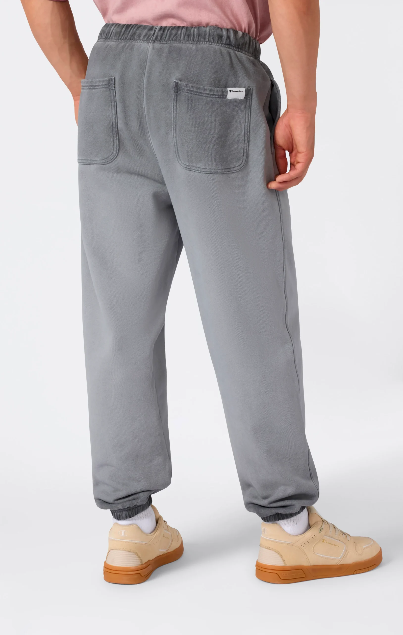 Men’s Washed Elastic Cuff Loose Fit Joggers Time Capsule - Imagen 4