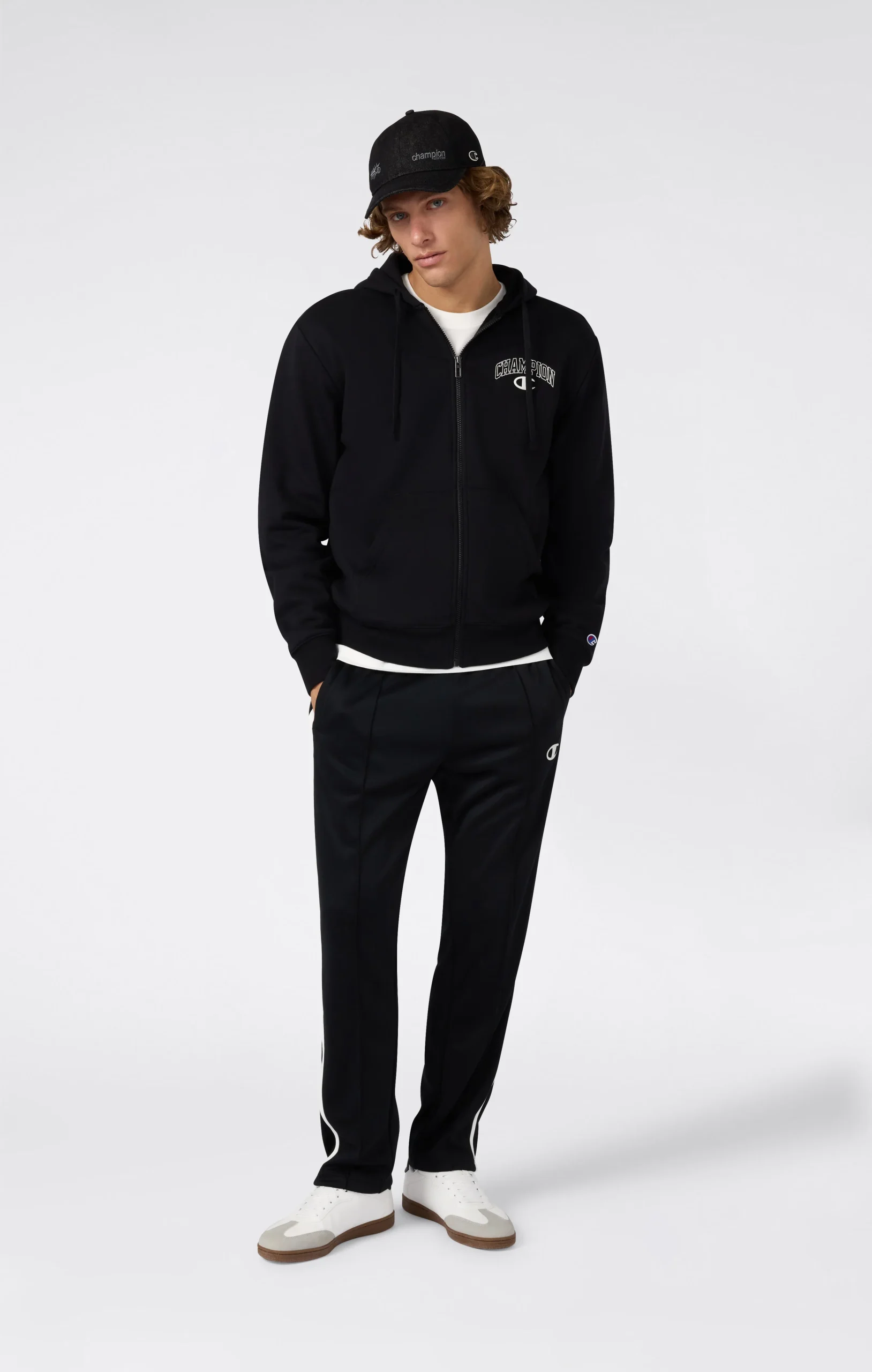 Men’s Fleece Full Zip Hoodie Street Varsity