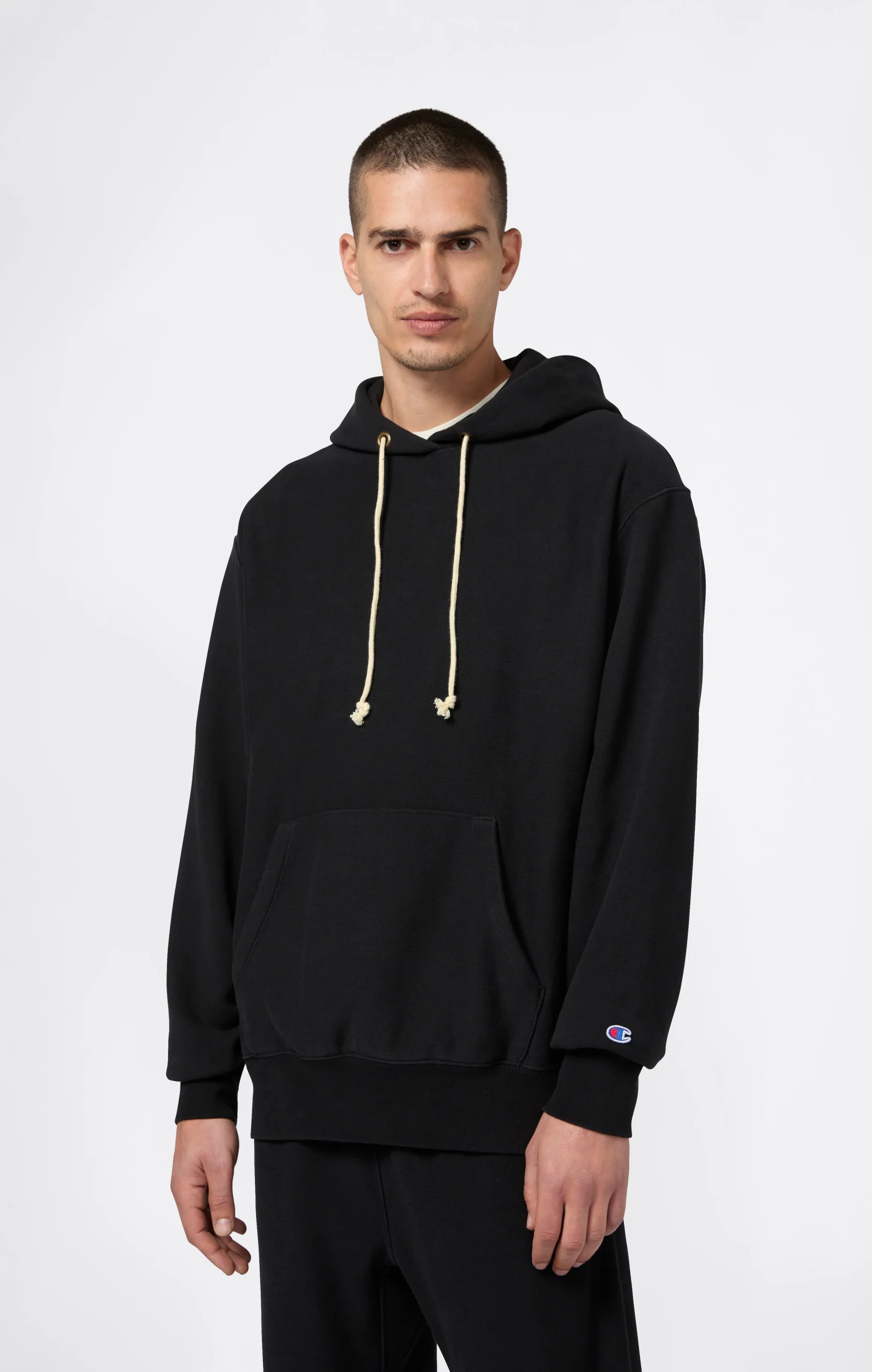 Men’s Lightweight Hooded Sweatshirt Reverse Weave
