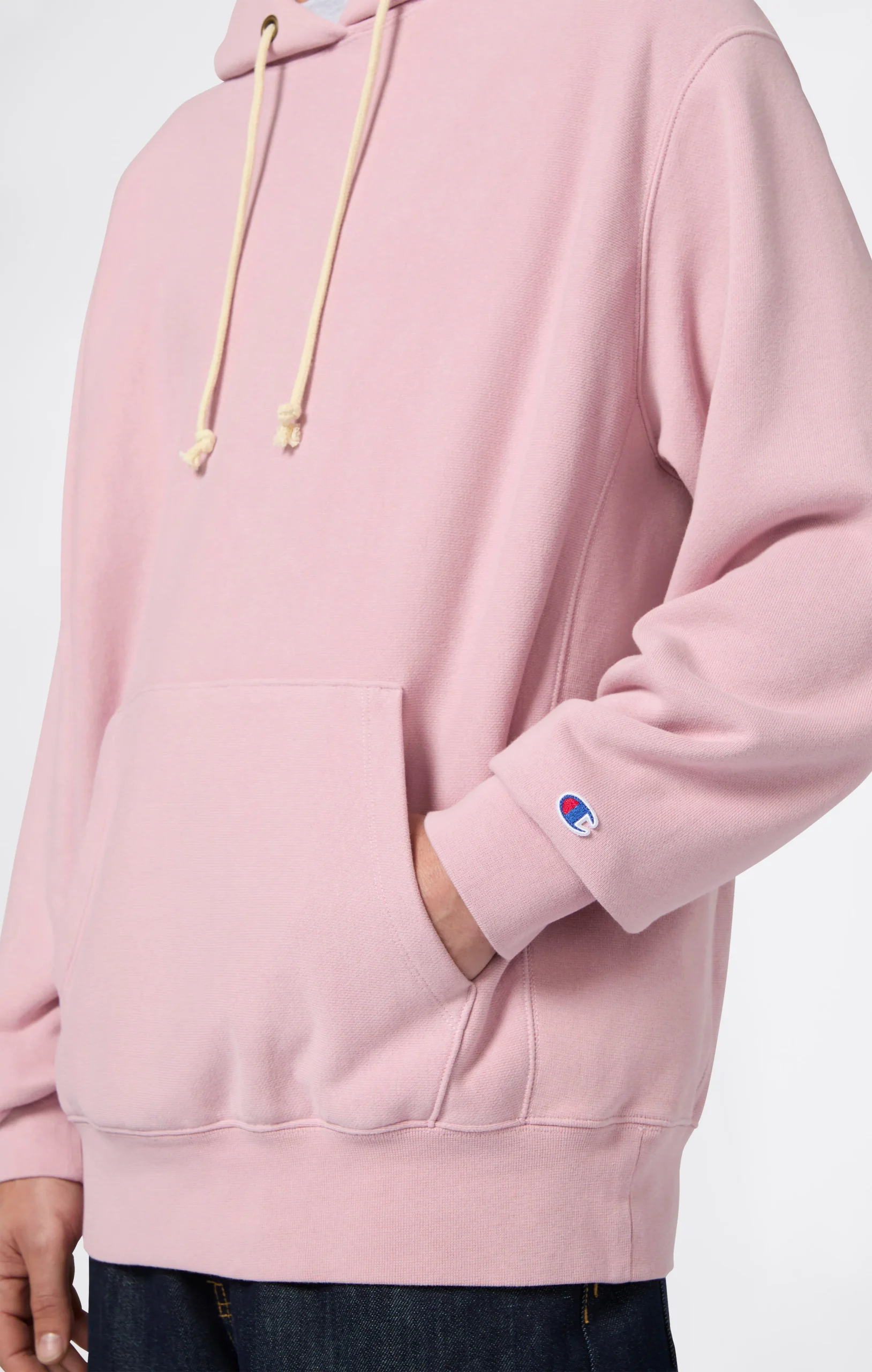 Men’s Lightweight Hooded Sweatshirt Reverse Weave - Imagen 5