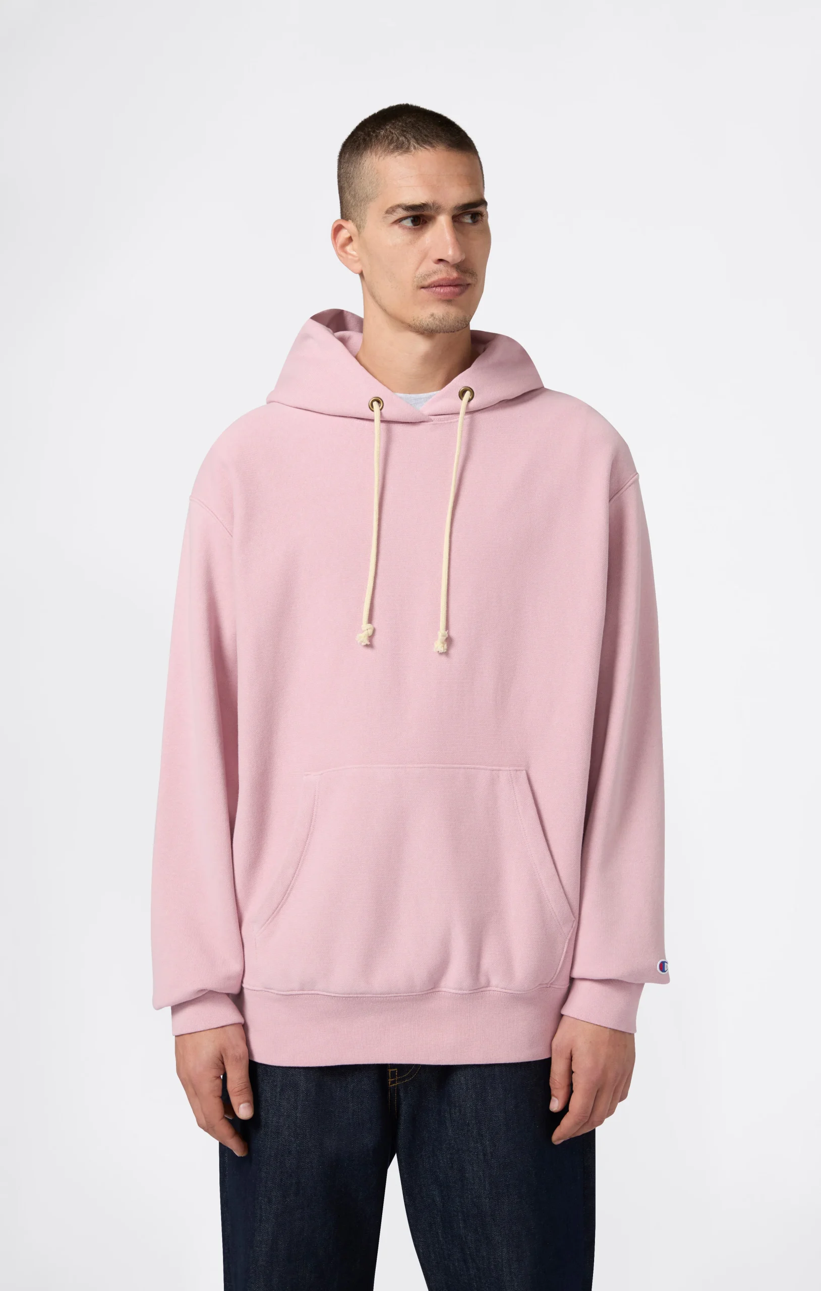 Men’s Lightweight Hooded Sweatshirt Reverse Weave