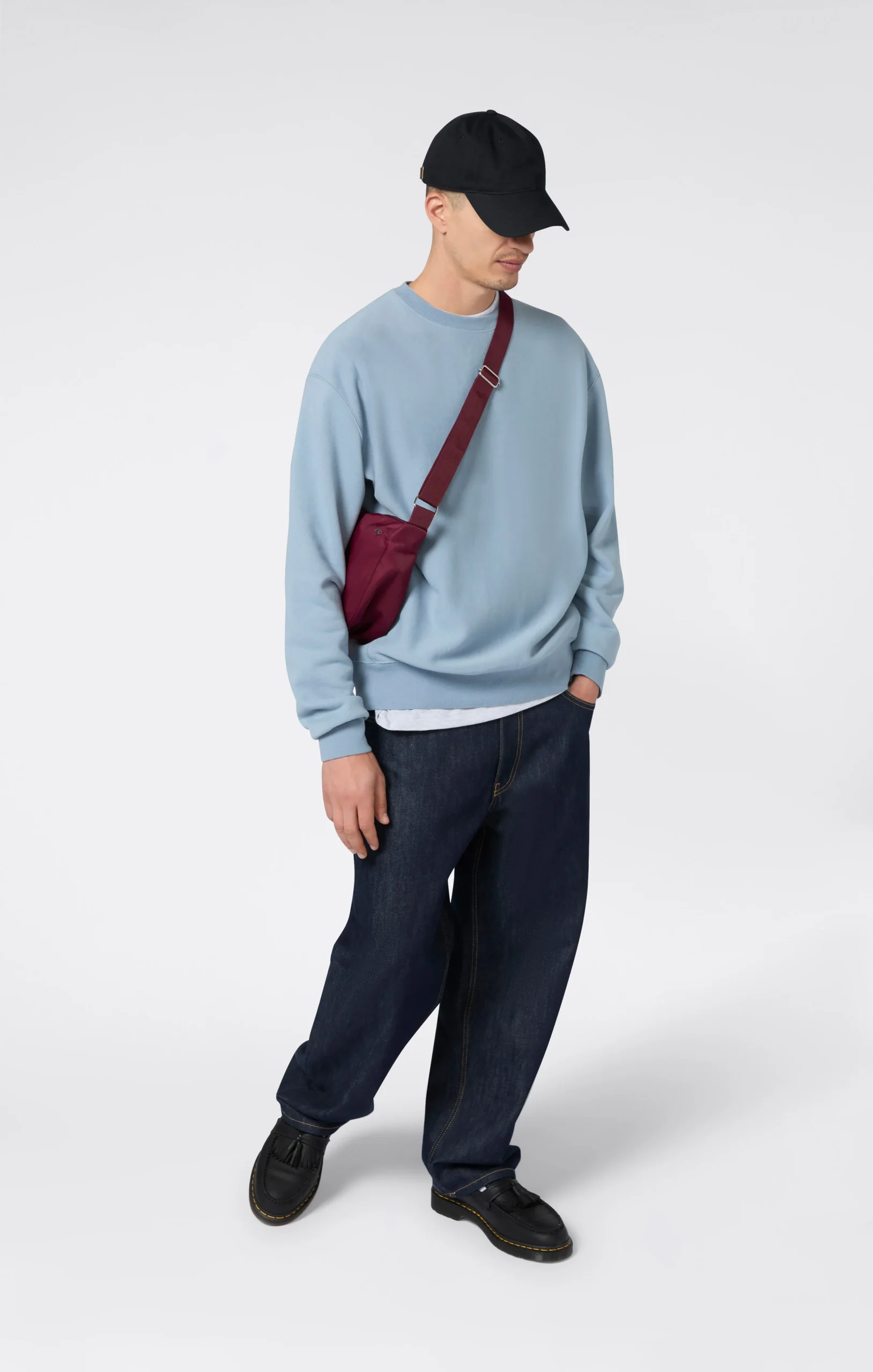 Men’s Lightweight Crewneck Sweatshirt Reverse Weave - Imagen 3