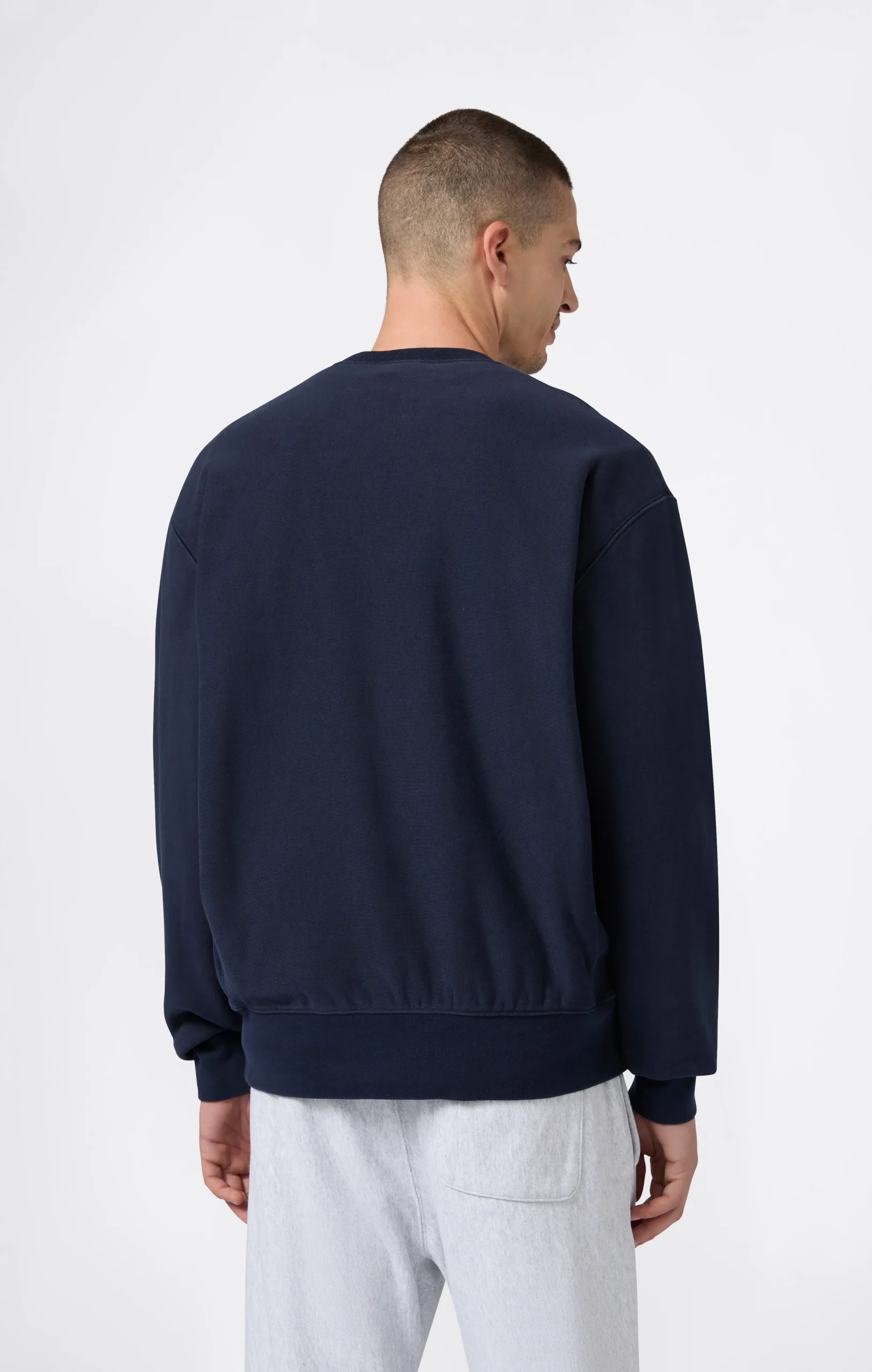 Men’s Lightweight Crewneck Sweatshirt Reverse Weave - Imagen 5