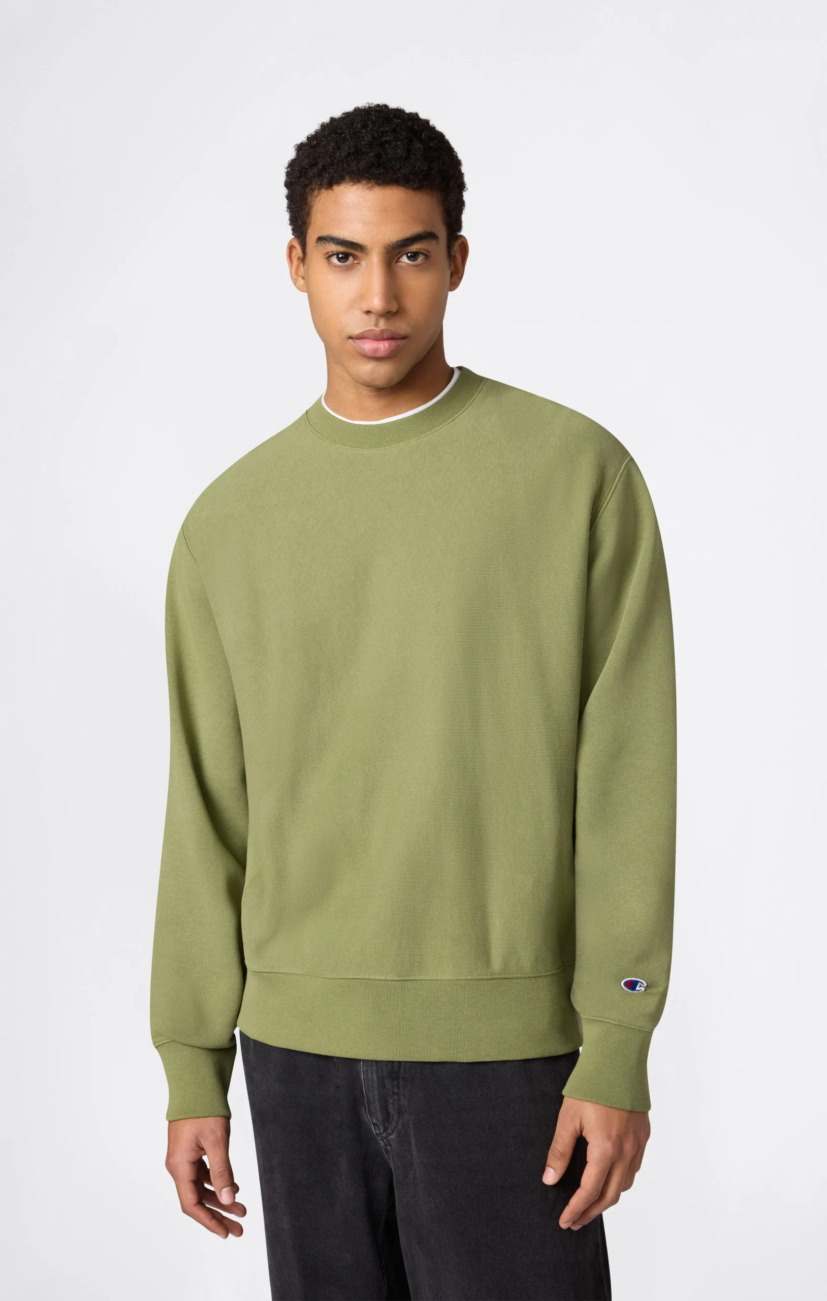 Men’s Lightweight Crewneck Sweatshirt Reverse Weave