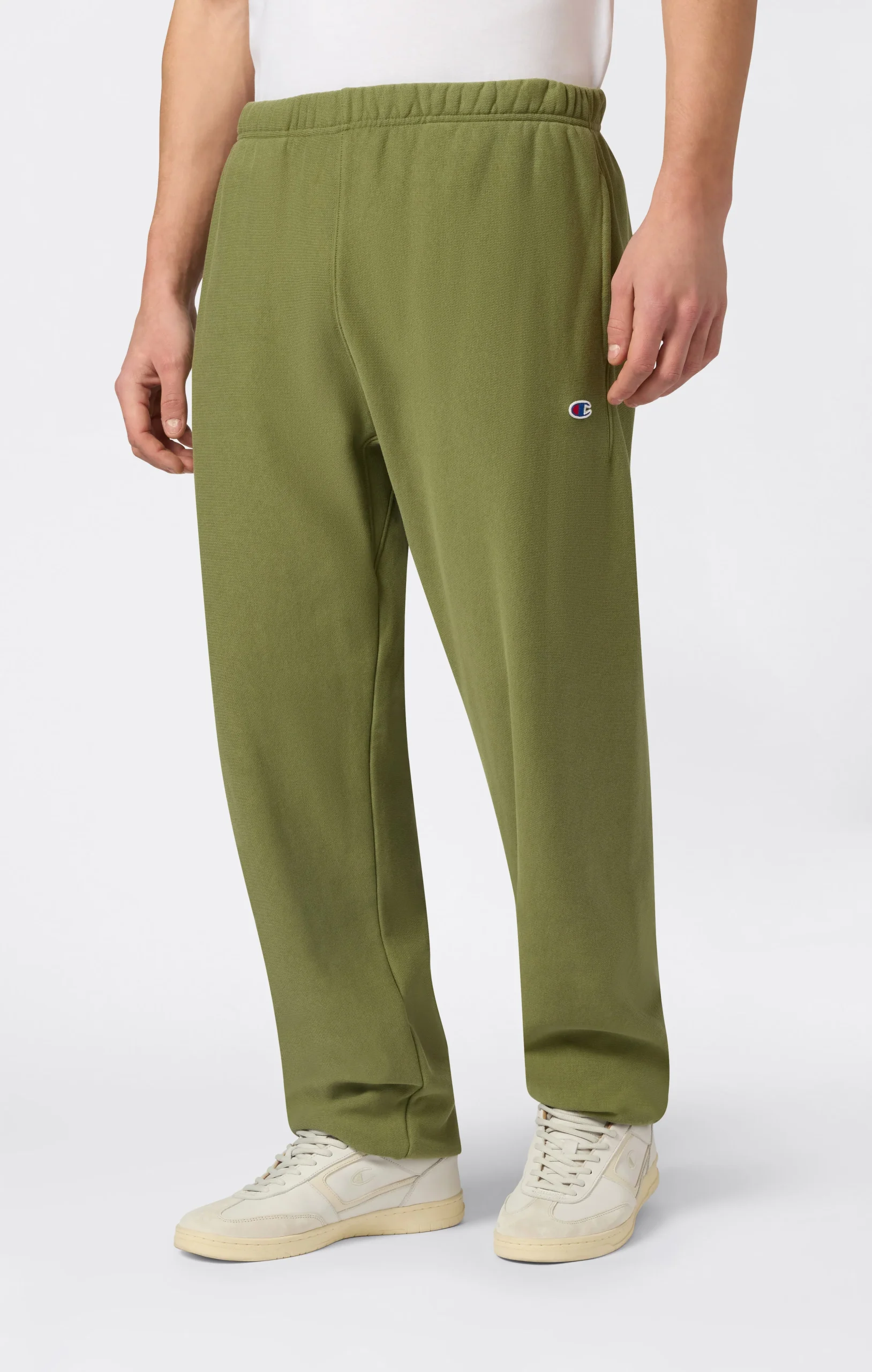 Men’s Lightweight Jogger Pants with Elastic Cuff Reverse Weave