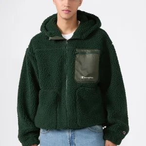 Men’s Full Zip Polar Teddy Hooded Jacket