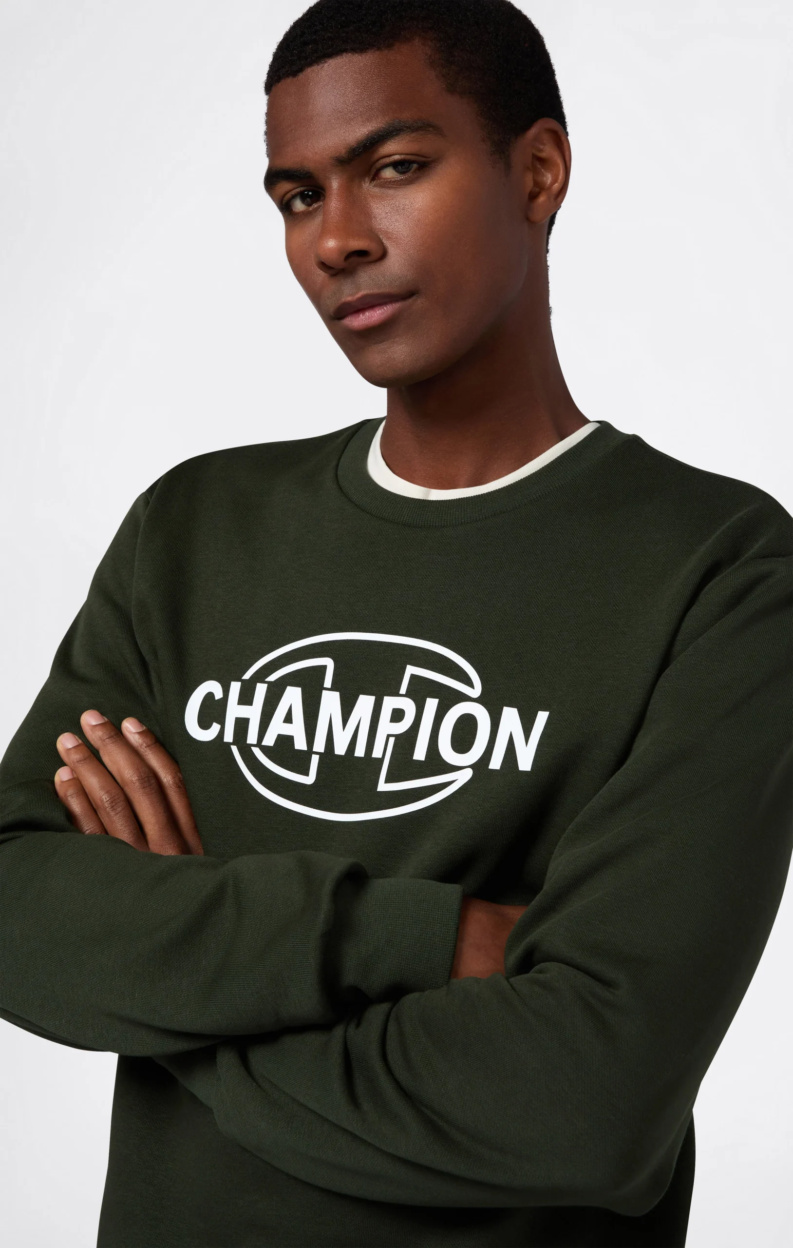 Men’s Fleece Crewneck Sweatshirt with Graphics - Imagen 4