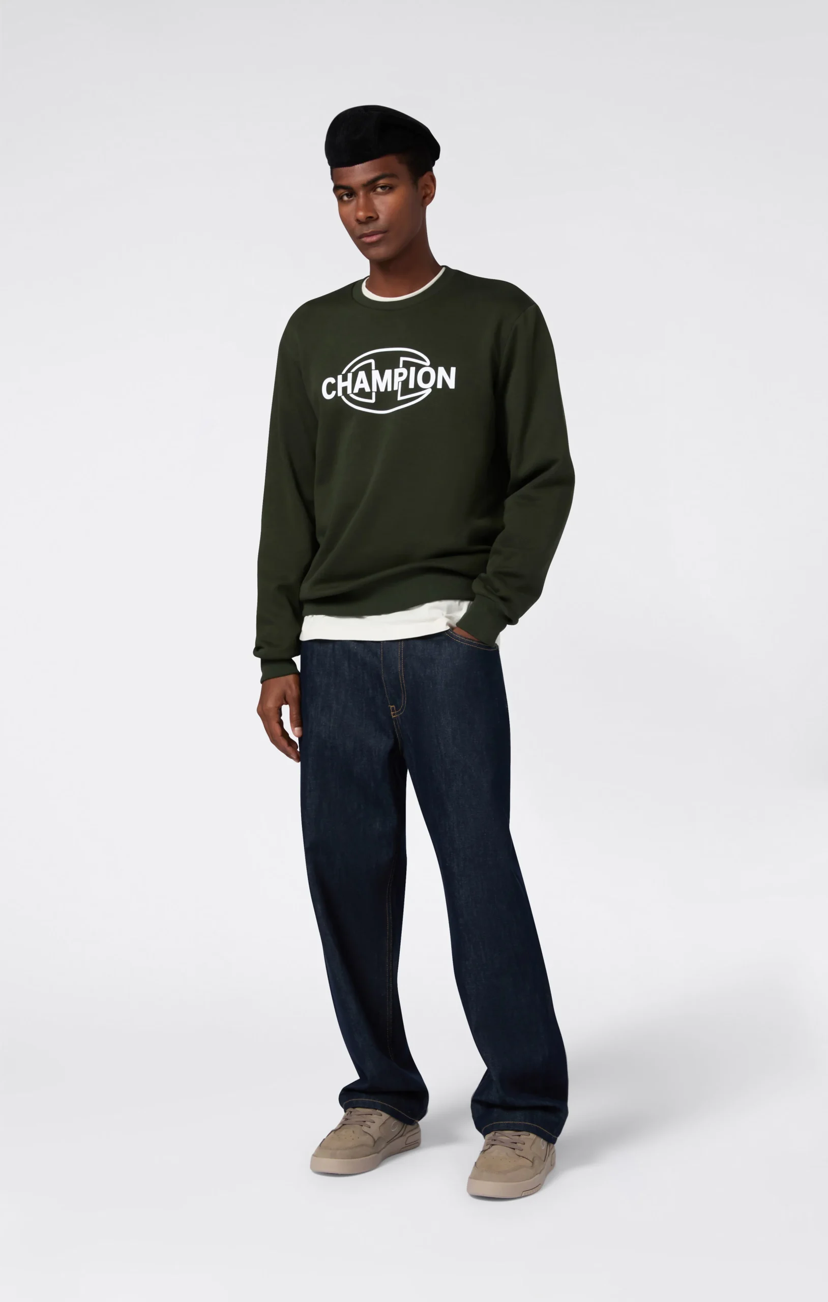 Men’s Fleece Crewneck Sweatshirt with Graphics - Imagen 3