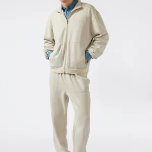 Men’s Fleece Full Zip Suit Washed Icons