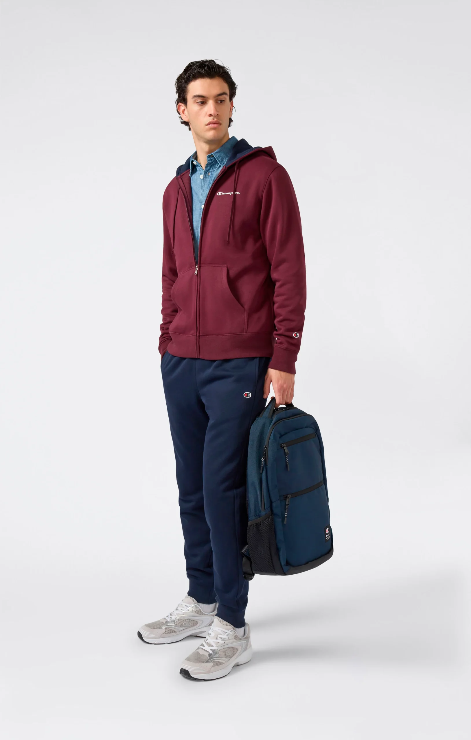 Men’s Fleece Hooded Full Zip Suit