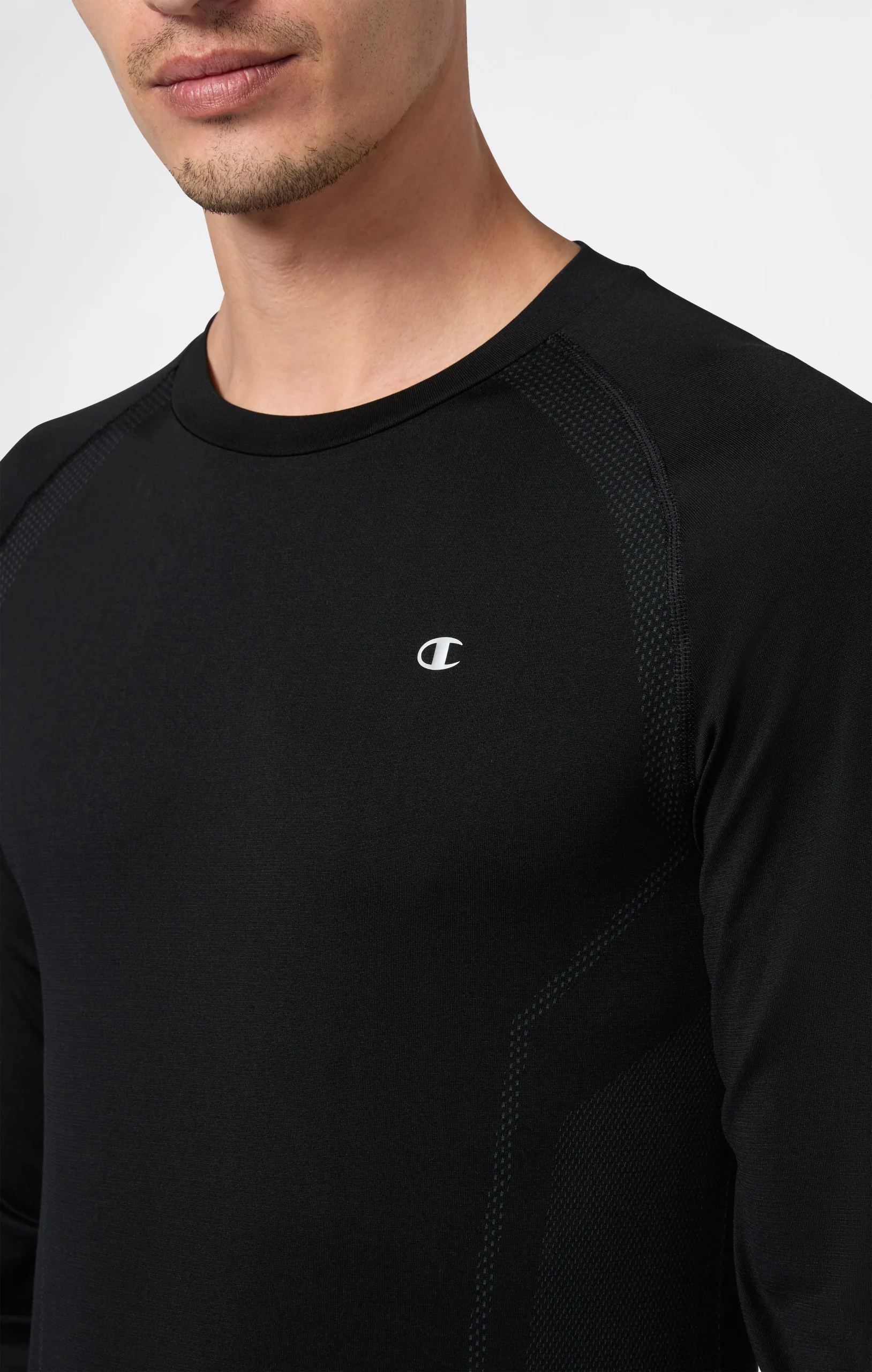 Men’s Seamless Quick Dry Long Sleeve T-Shirt - Imagen 4