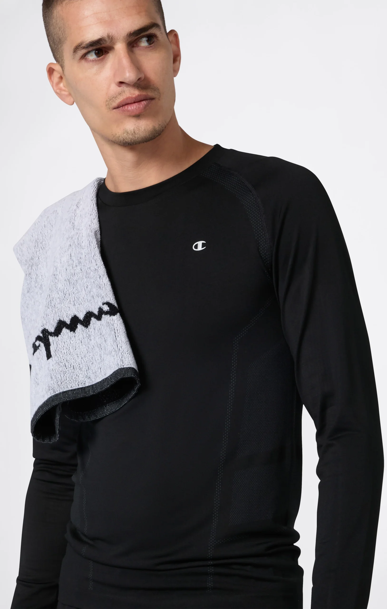 Men’s Seamless Quick Dry Long Sleeve T-Shirt