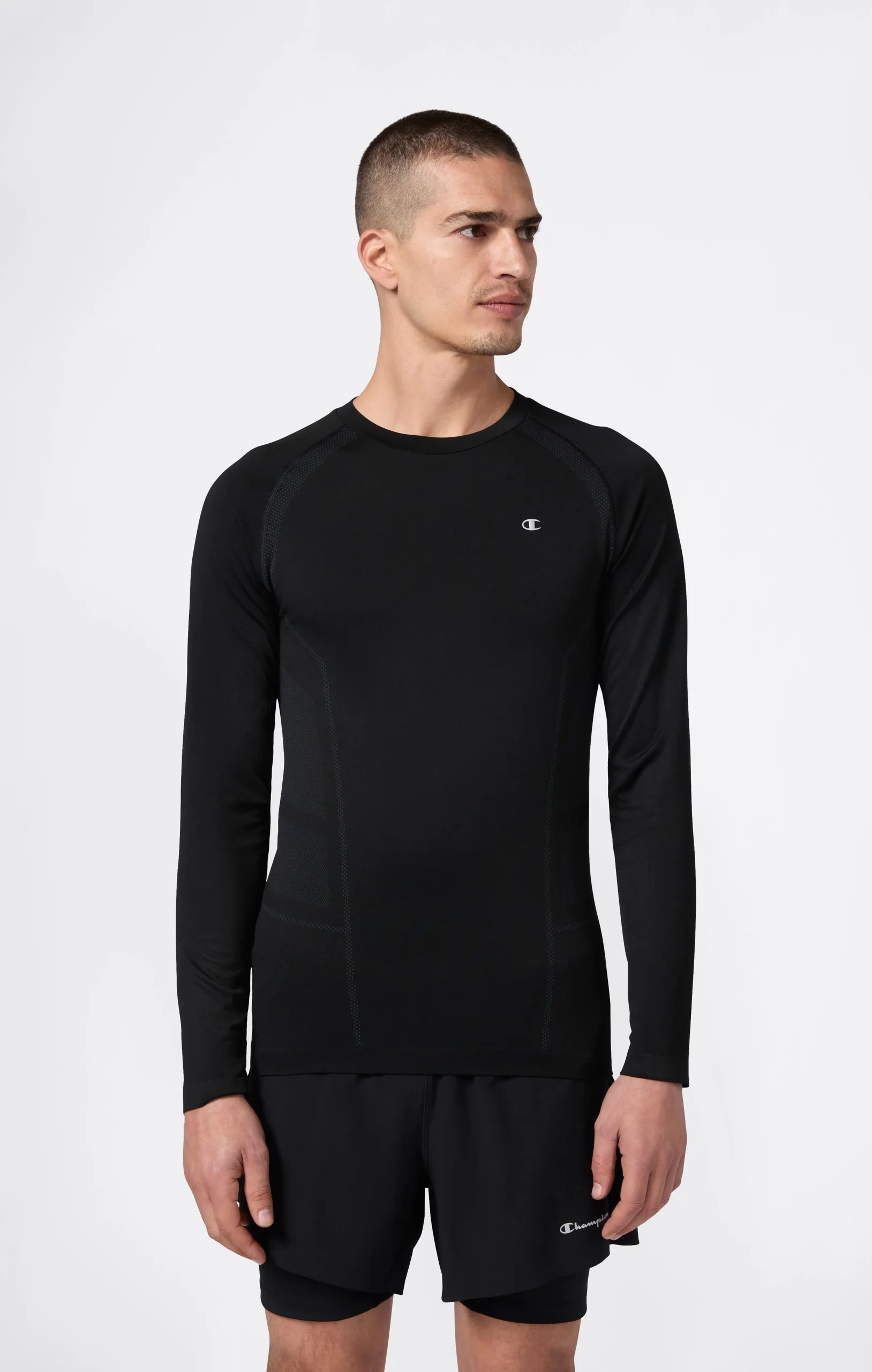 Men’s Seamless Quick Dry Long Sleeve T-Shirt - Imagen 3