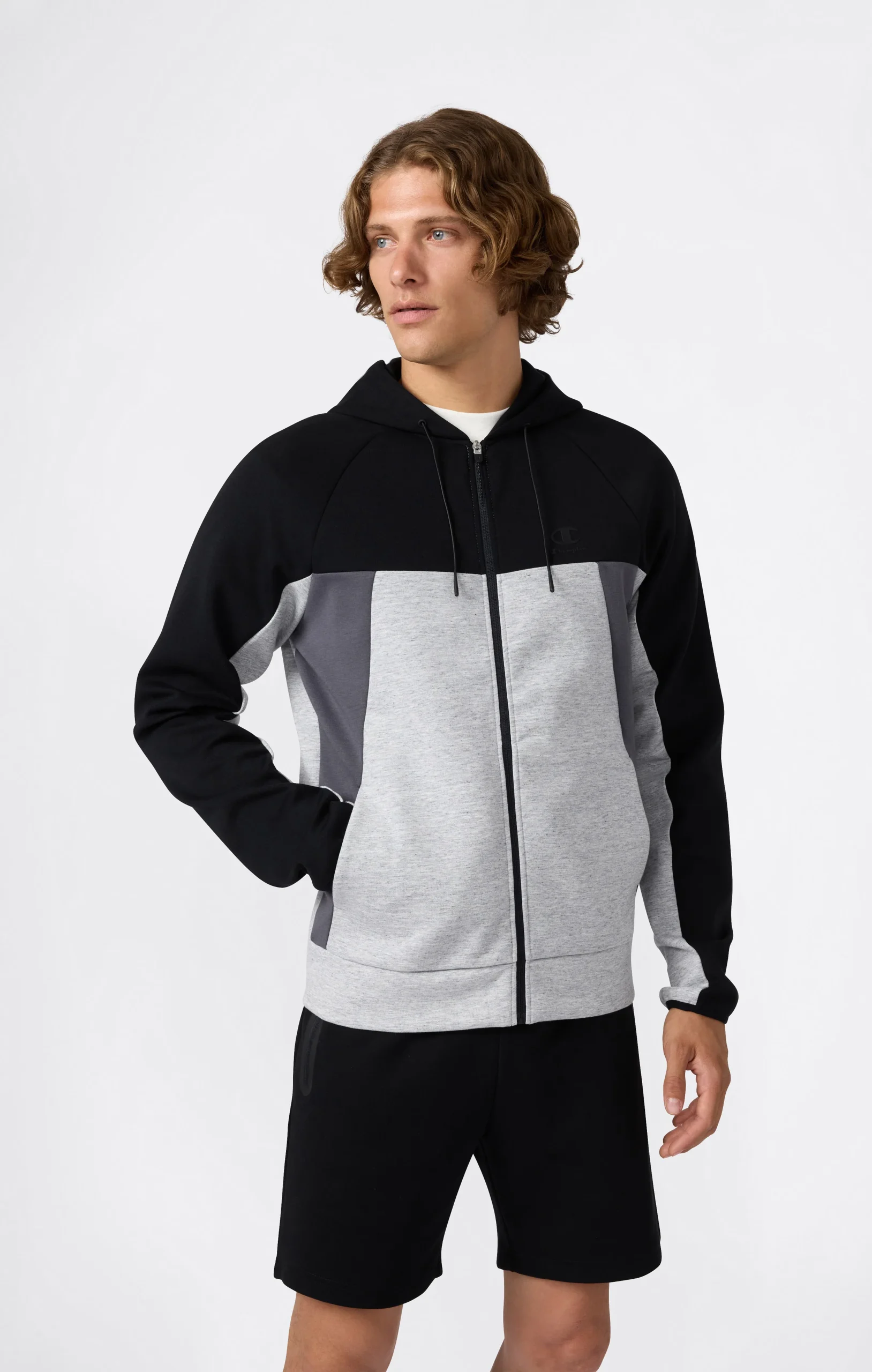 Men’s Full Zip Hooded Sweatshirt C-Tech