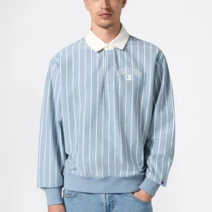 Men’s Striped Polo Street Varsity