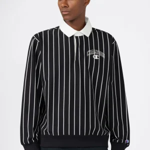 Men’s Striped Polo Street Varsity