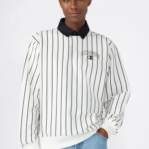 Men’s Striped Polo Street Varsity