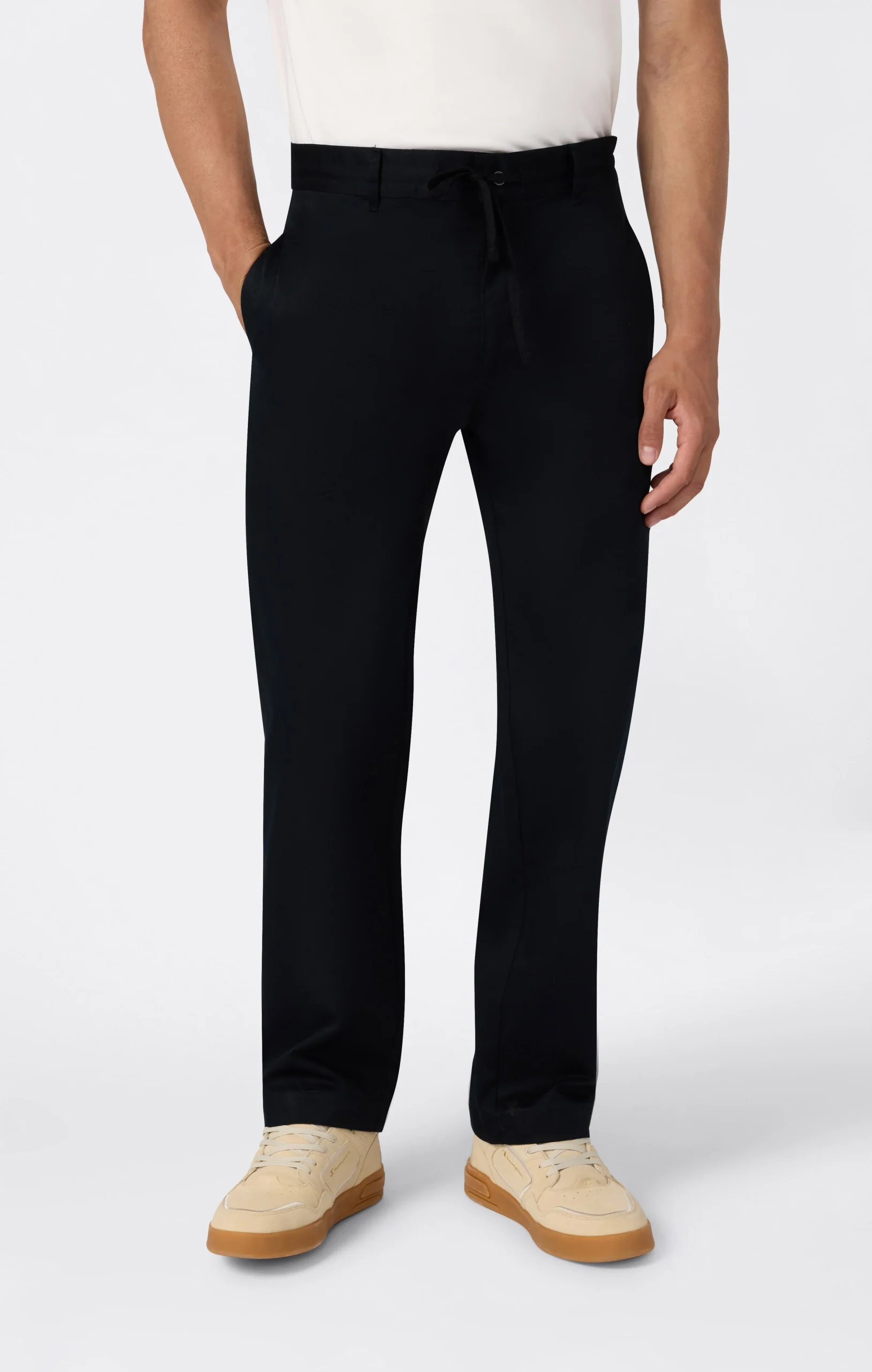 Men’s Woven Straight Hem Pants Street Varsity