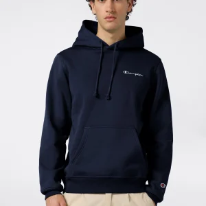 Men’s Fleece Hoodie with Small Embroidered Logo Icons